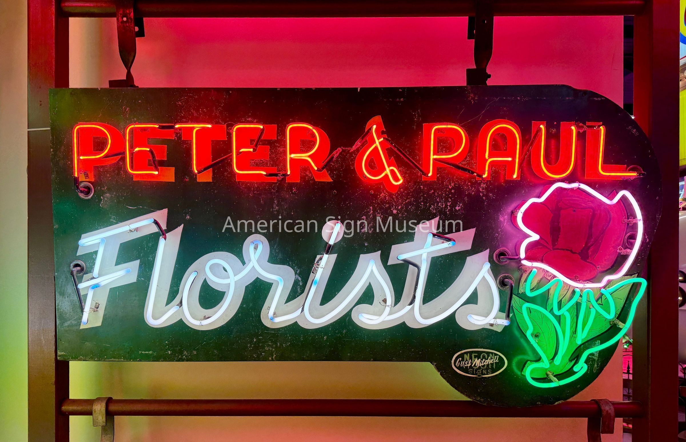 Peter & Paul Florists Neon Sign picture number 1