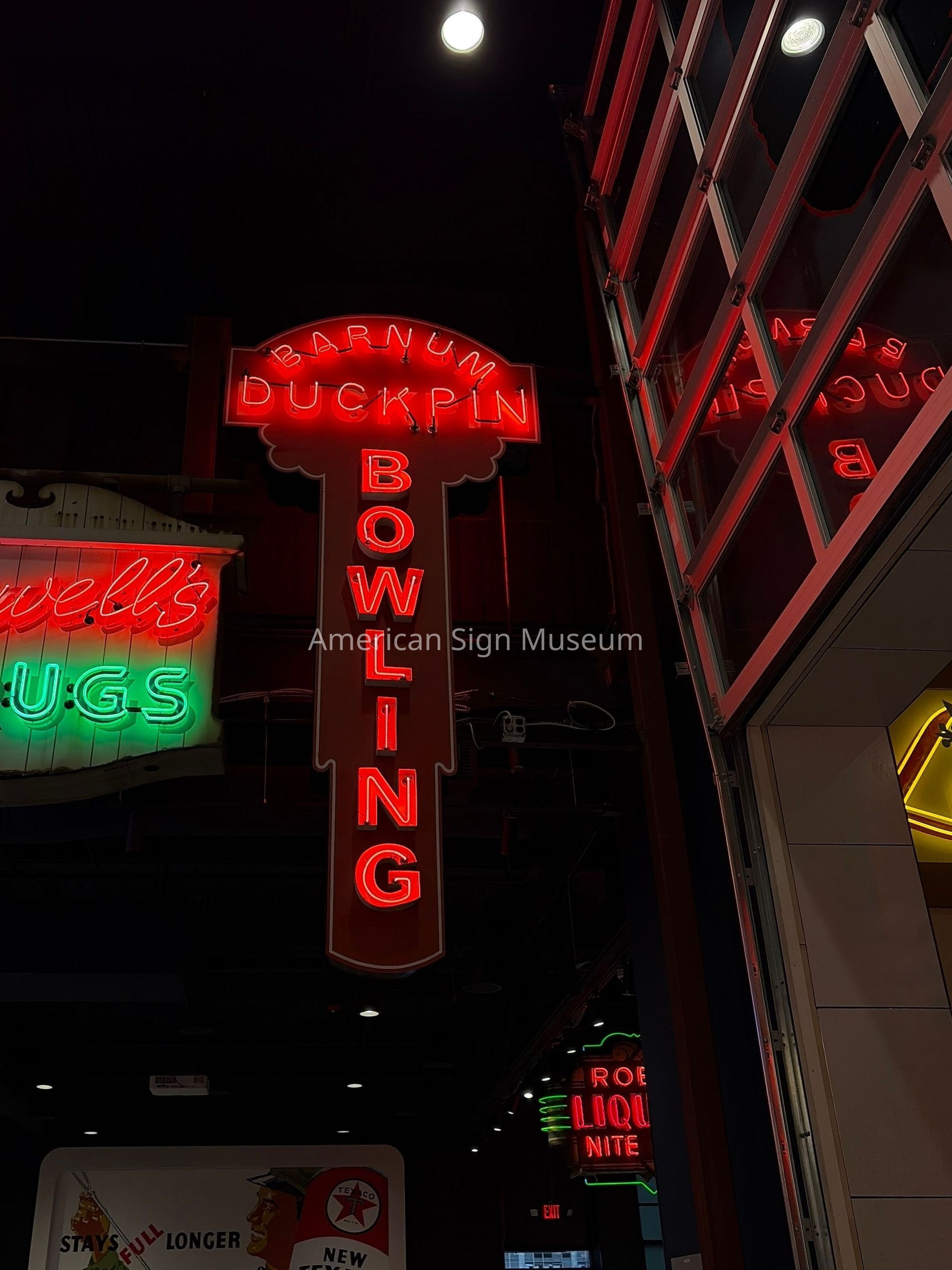 Barnum Duckpin Bowling Sign picture number 1