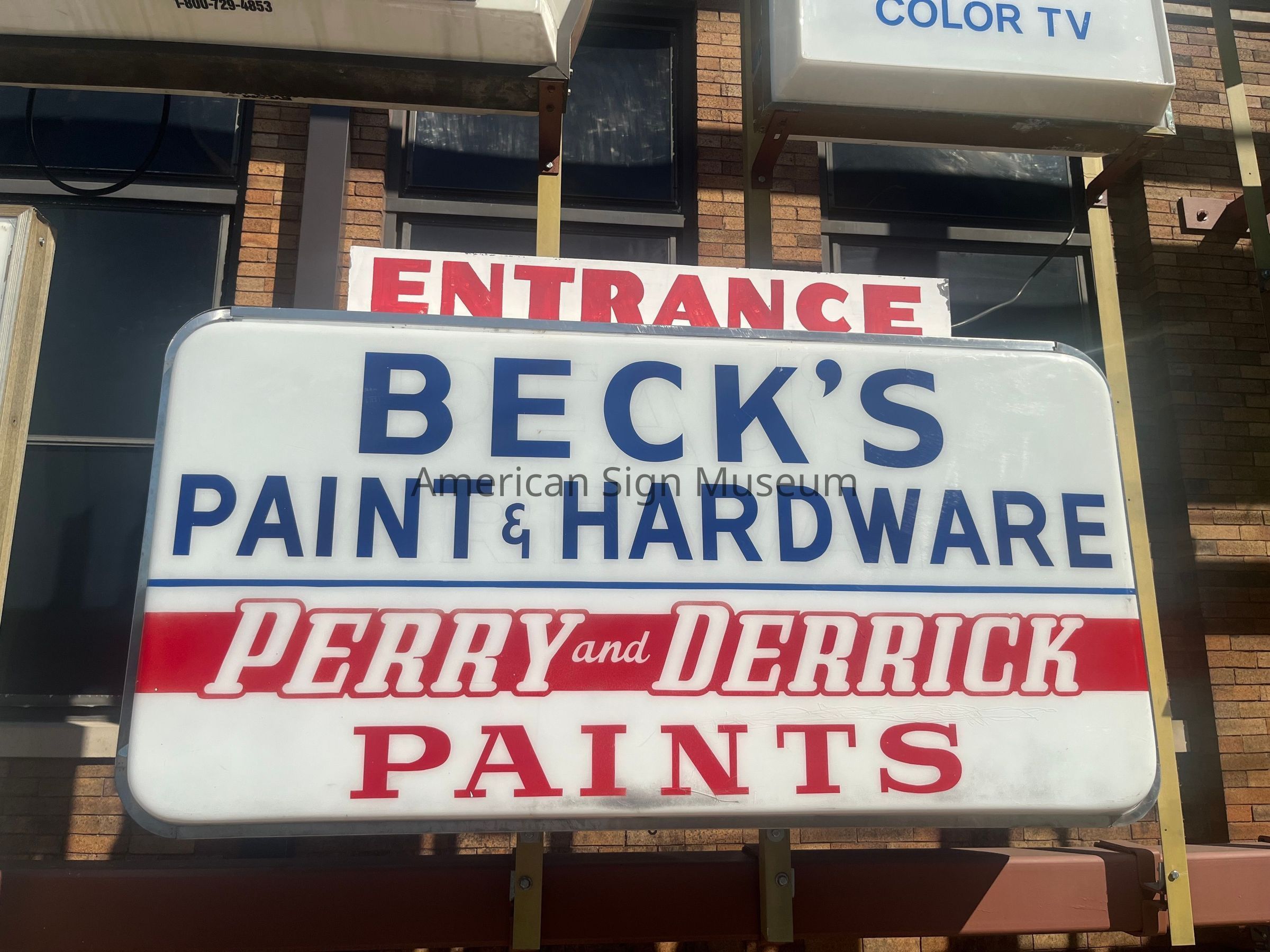 Beck's Hardware Illuminated Plastic Sign picture number 1