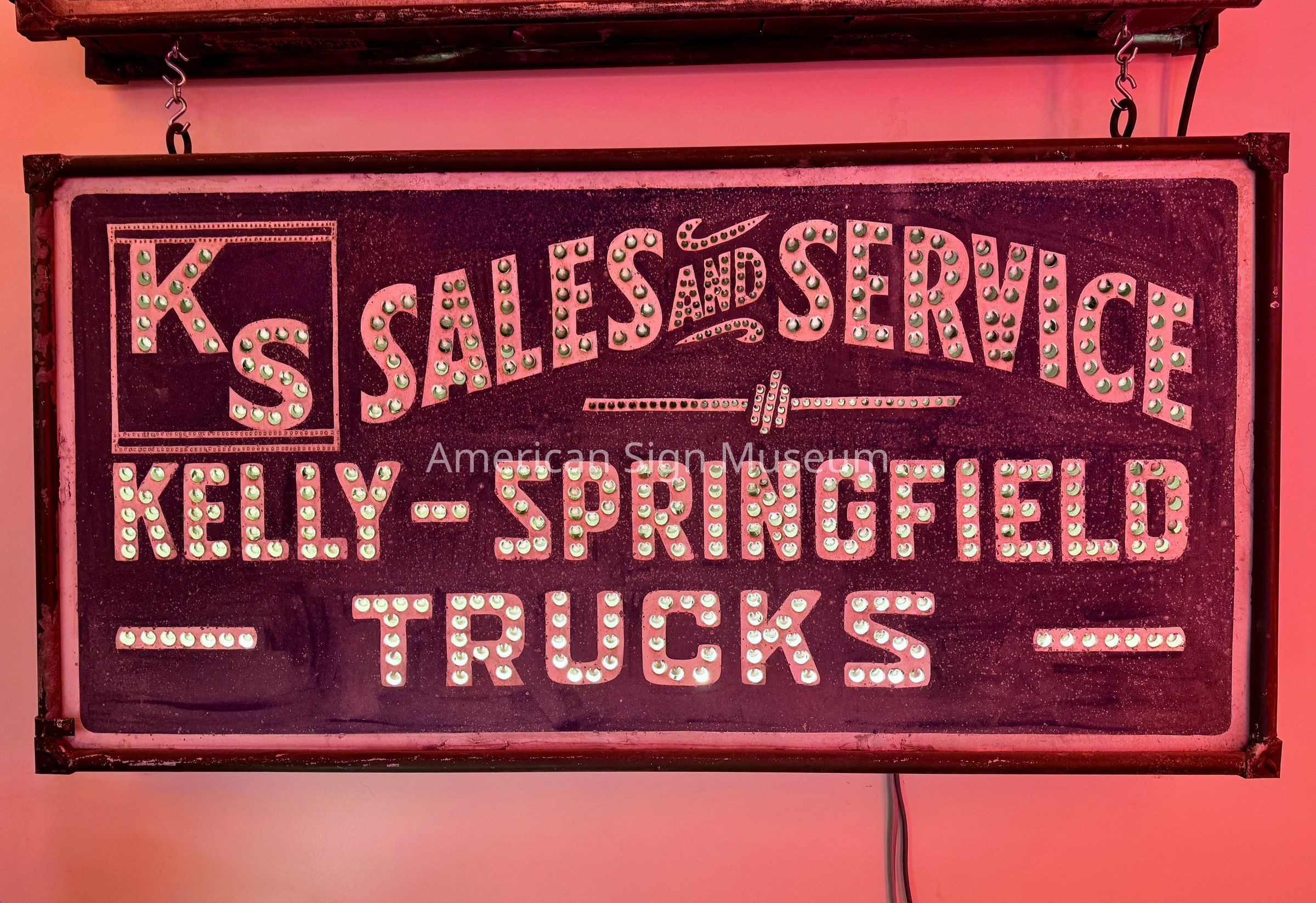 Kelly Springfield Trucks Punch-out Smalts Sign picture number 1