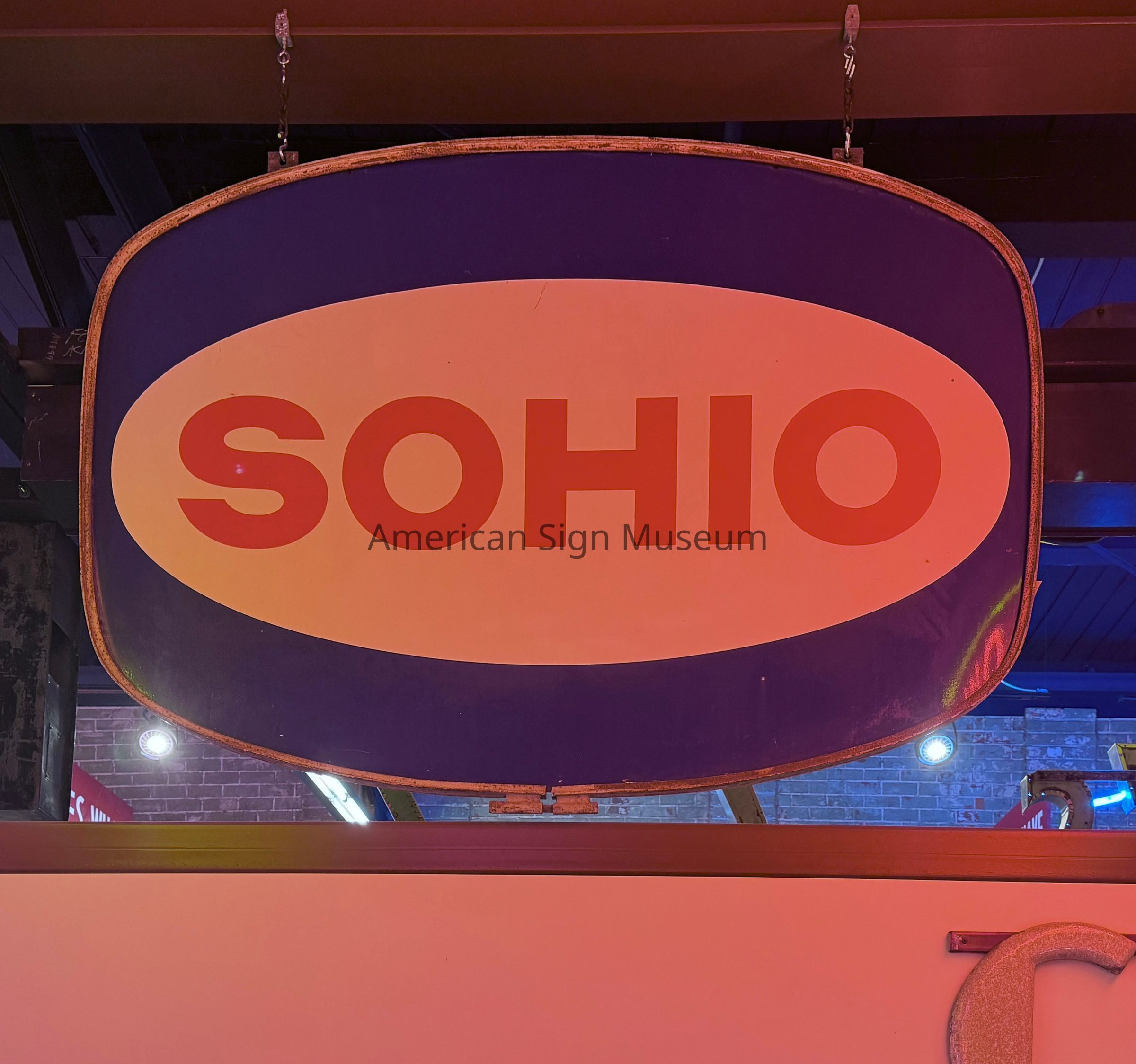 SOHIO Porcelain Enamel Sign picture number 1
