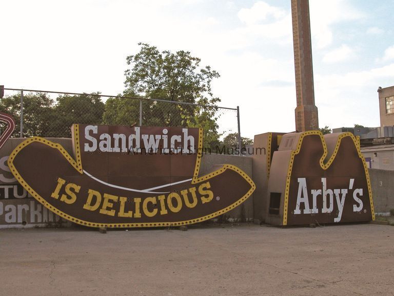 Arby's Hat Neon Sign picture number 1