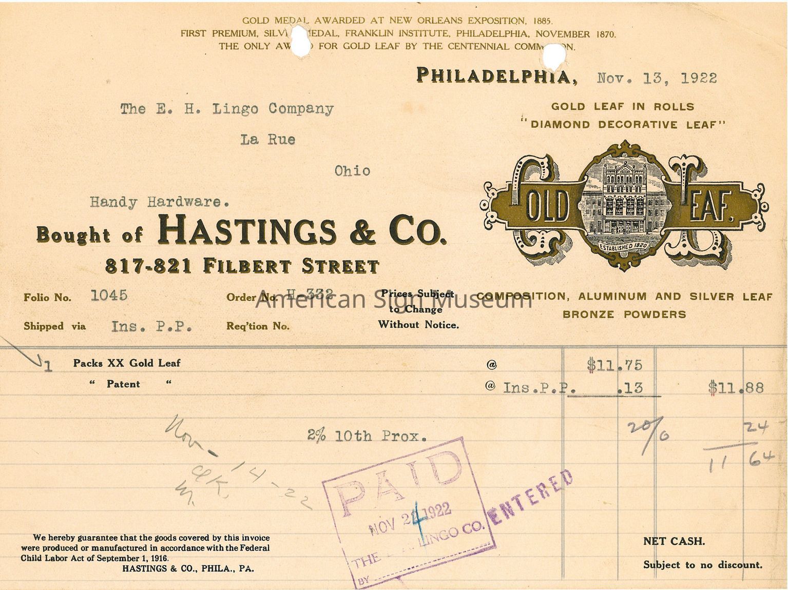 Brochures/Catalogues/Spec & Price Lists