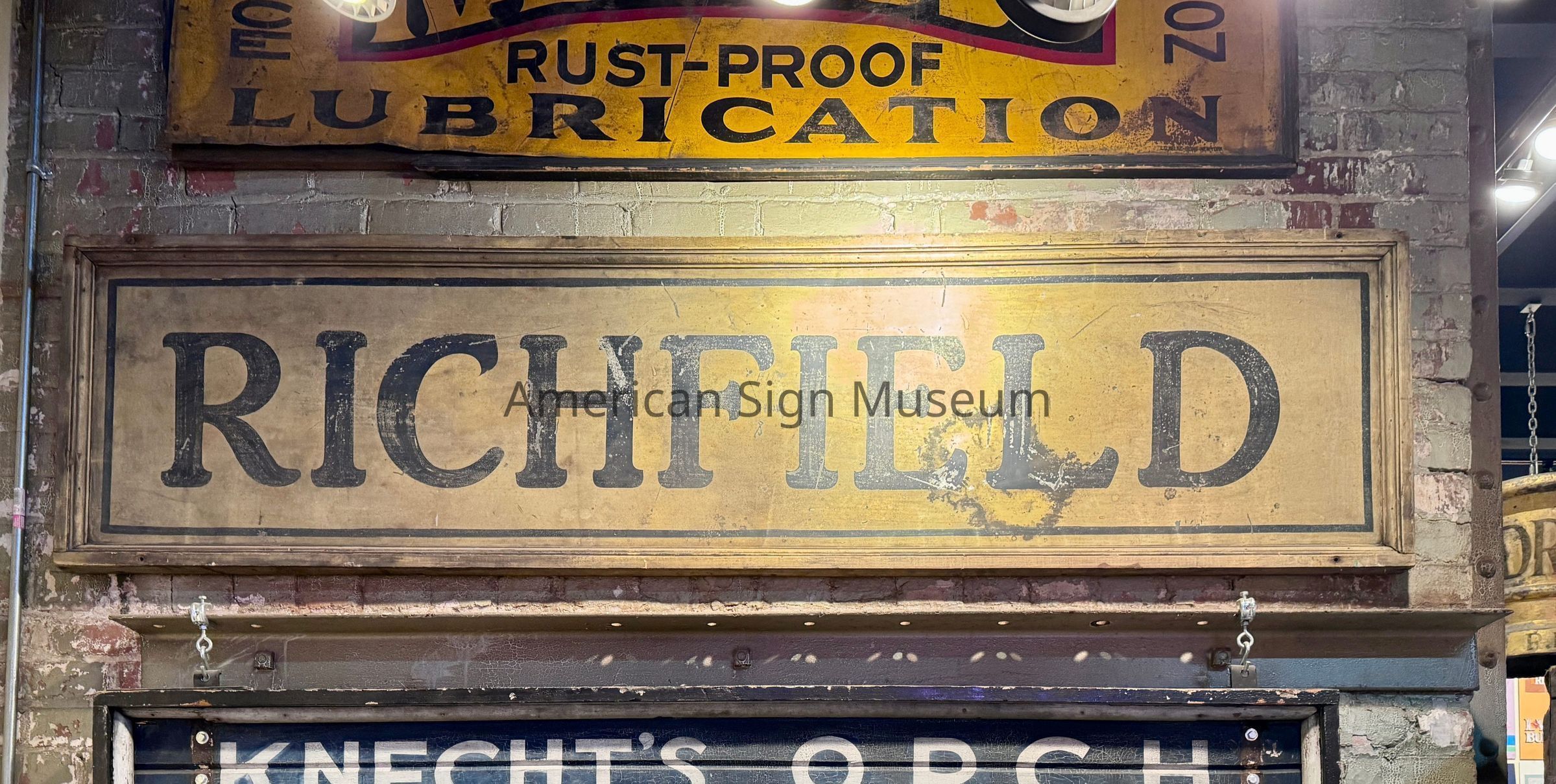 Richfield Hand-Lettered Wooden Sign picture number 1