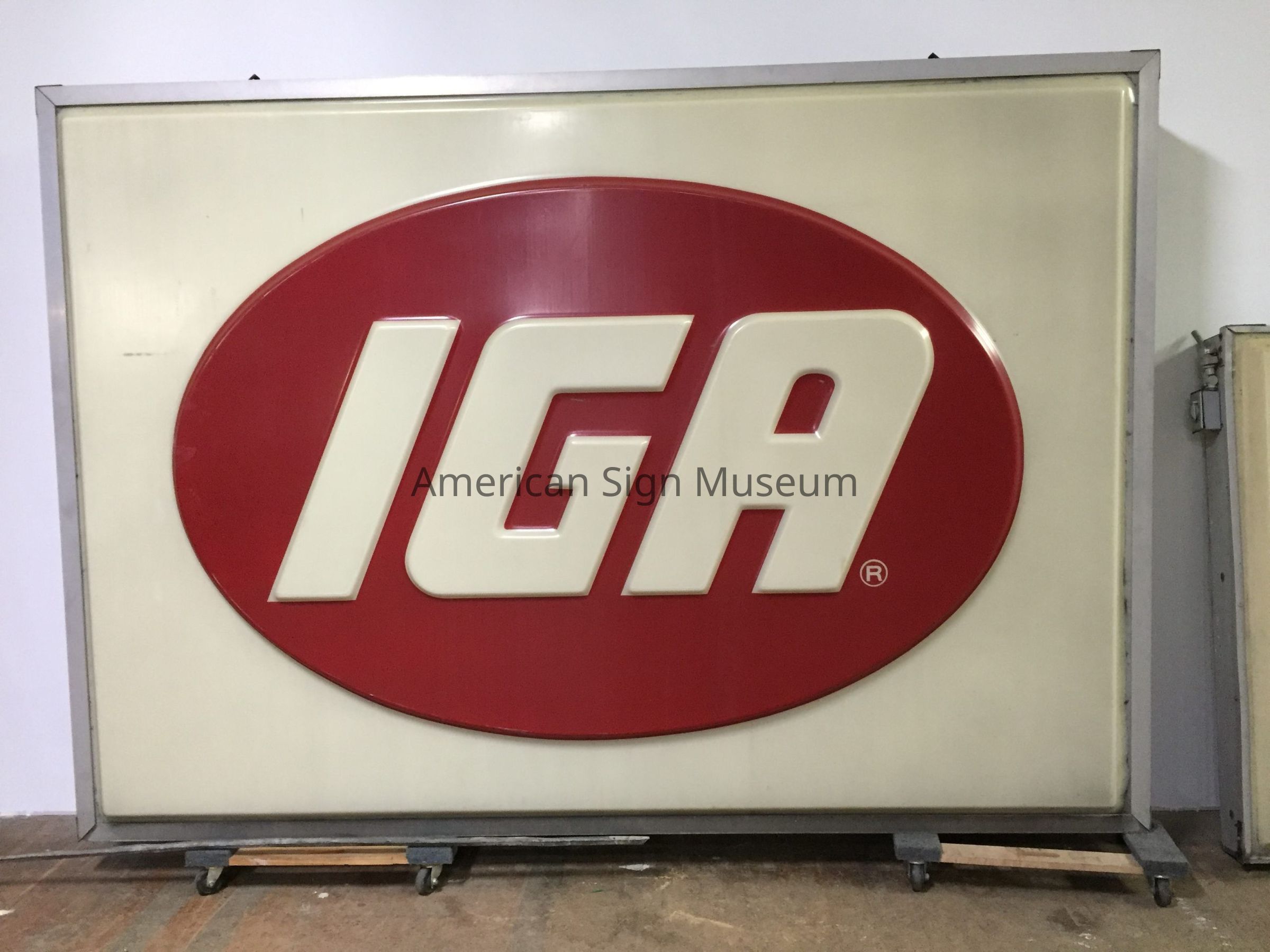 IGA Pan Plastic Sign picture number 1