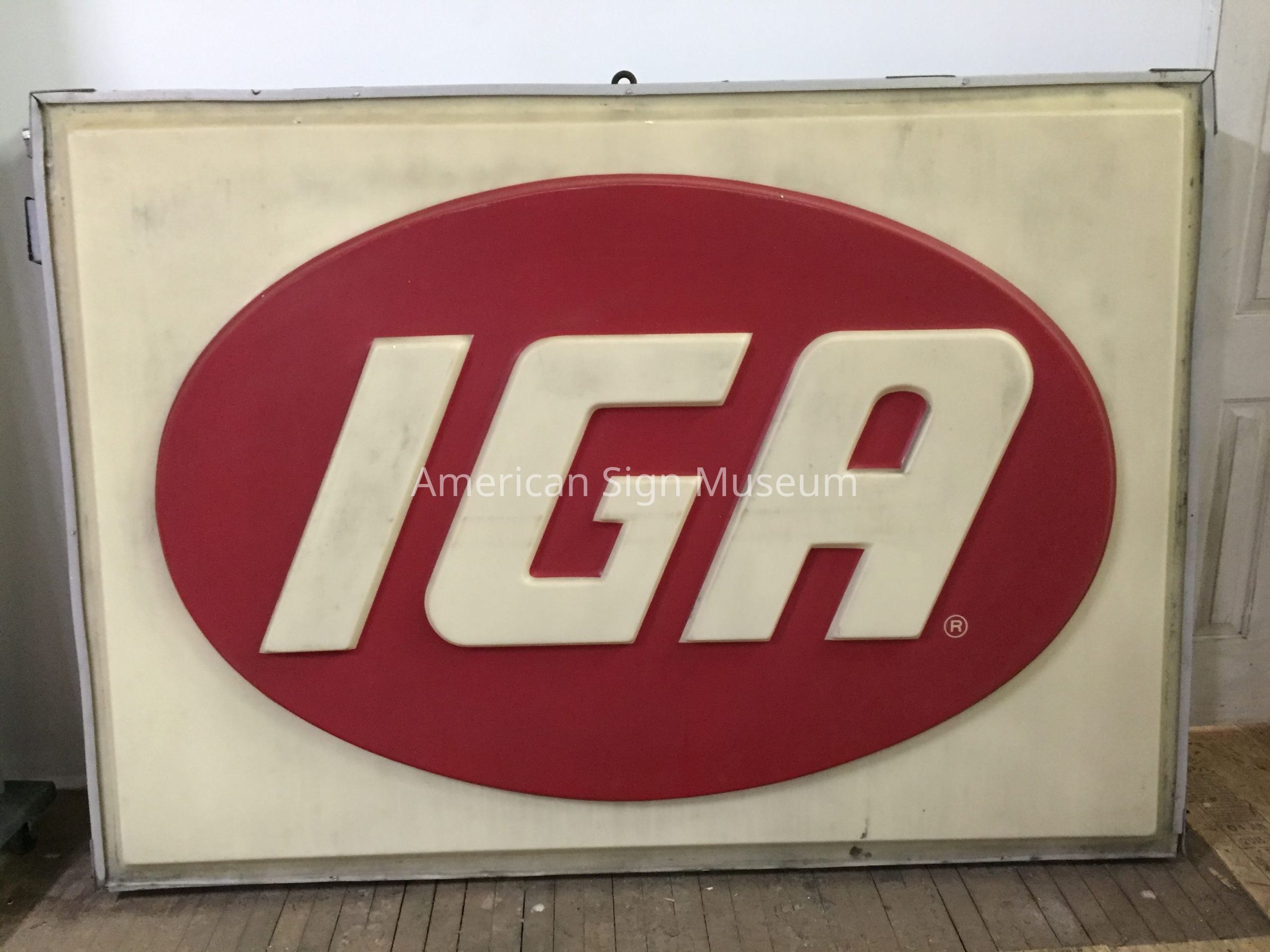 IGA Pan Plastic Sign picture number 1