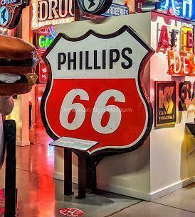 Phillips 66 Double-Faced Porcelain Sign picture number 1