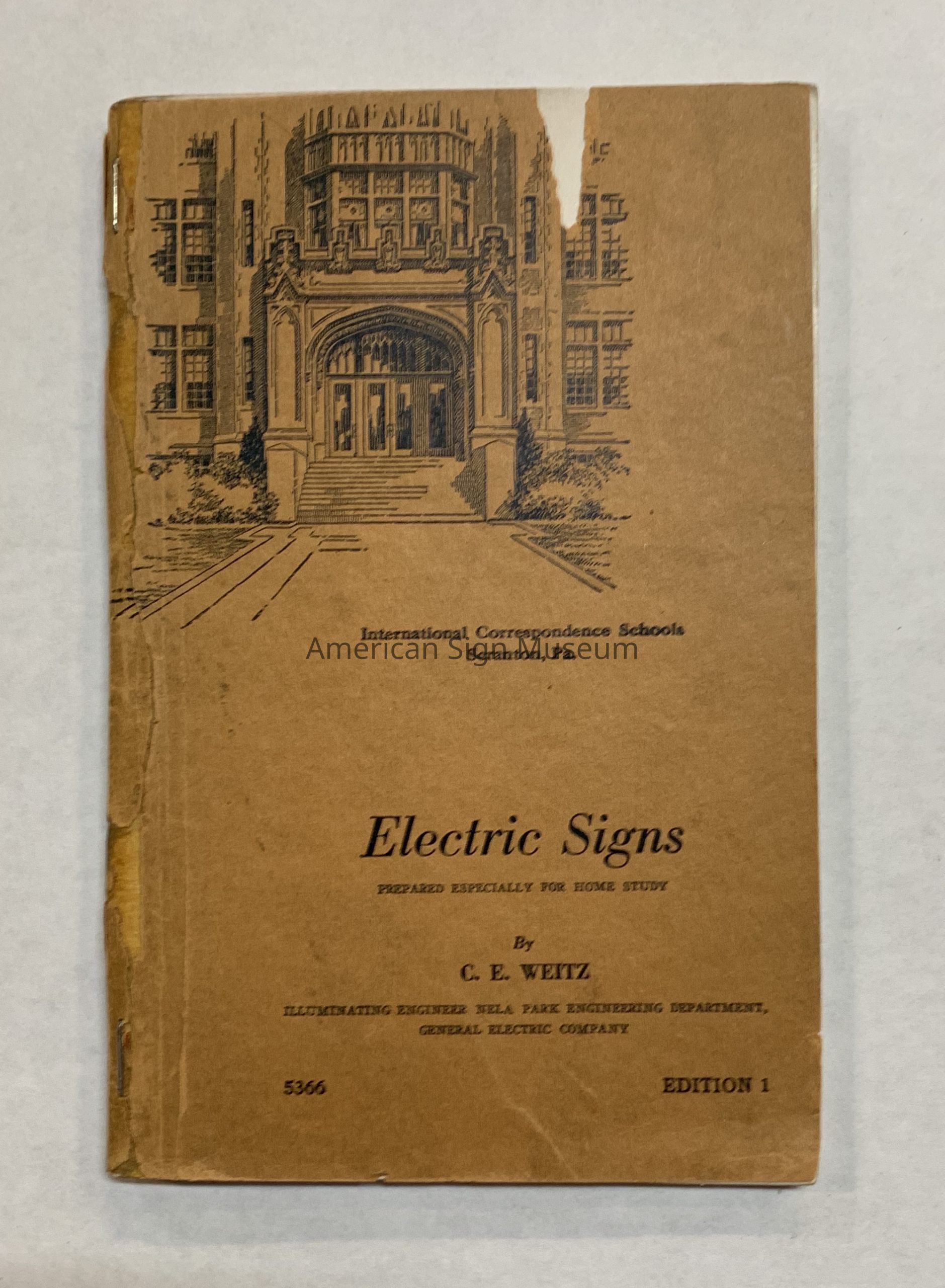 Electric Signs - Prepared Especially for Home Study by C.E. Weitz picture number 1