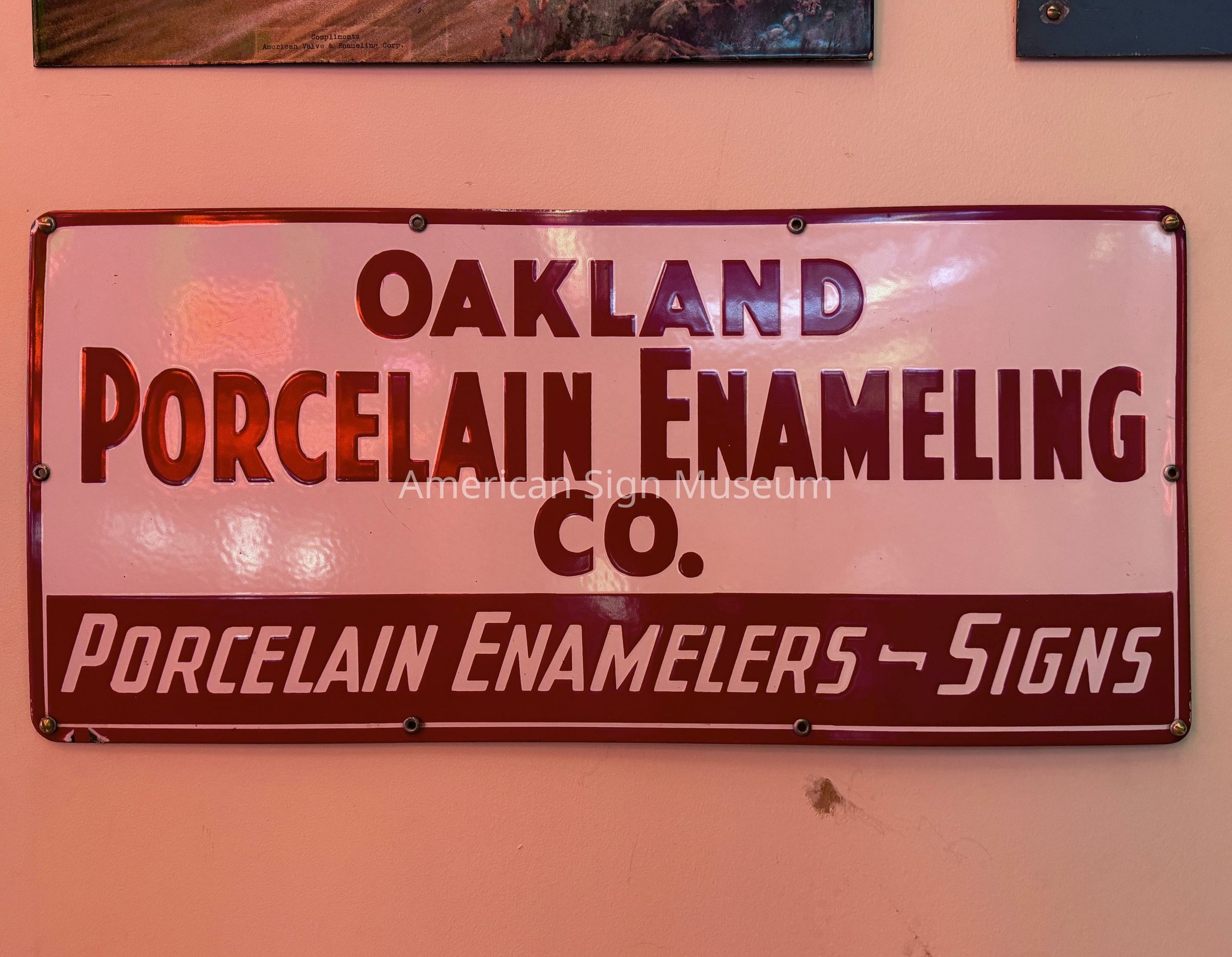 Oakland Porcelain Enameling Co. Advertisement picture number 1