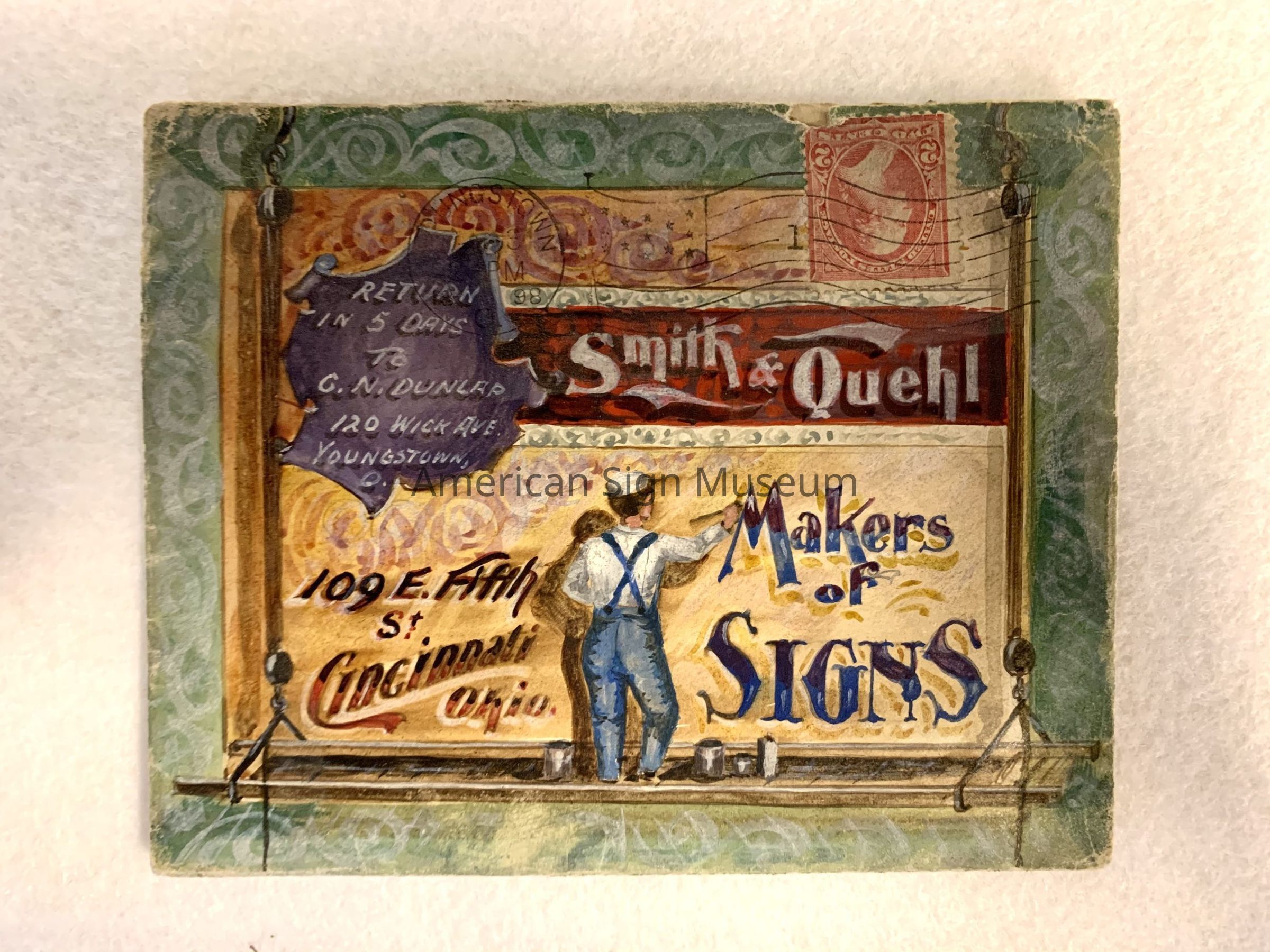 Chas. N. Oumlap - Smith and Quehl Correspondence - Letter and Envelope picture number 1