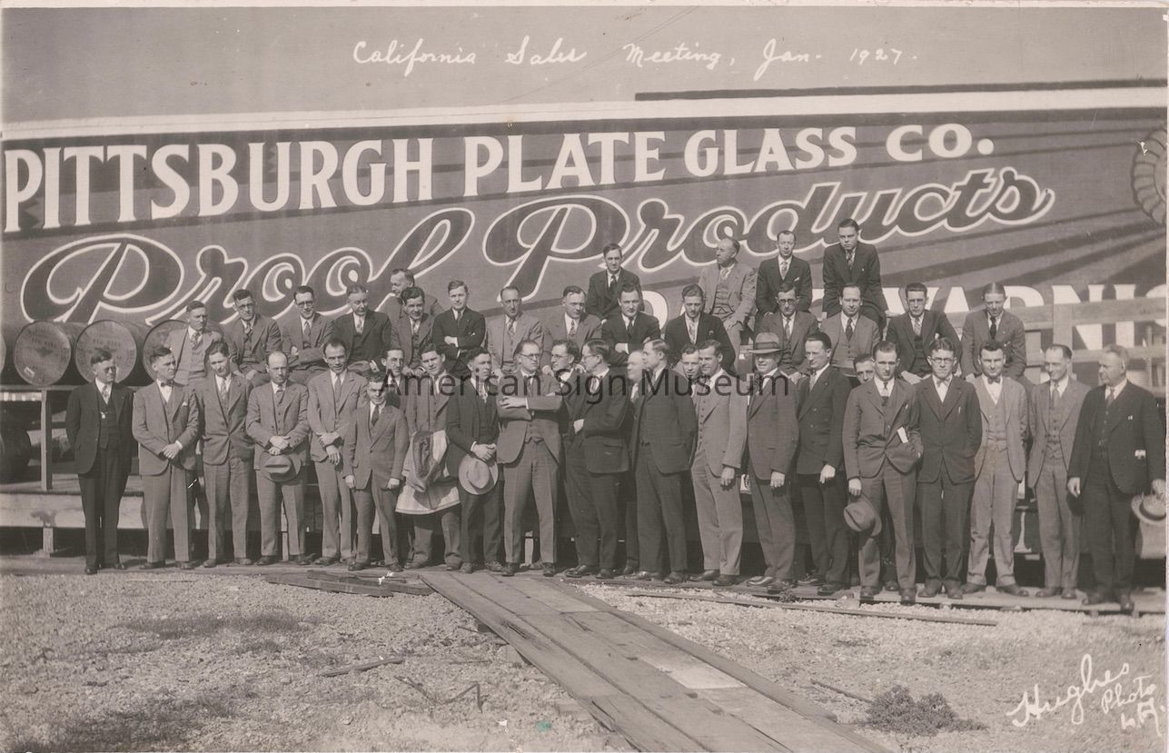 Pittsburgh Plate Glass Co. Exterior with Workers - Photograph picture number 1