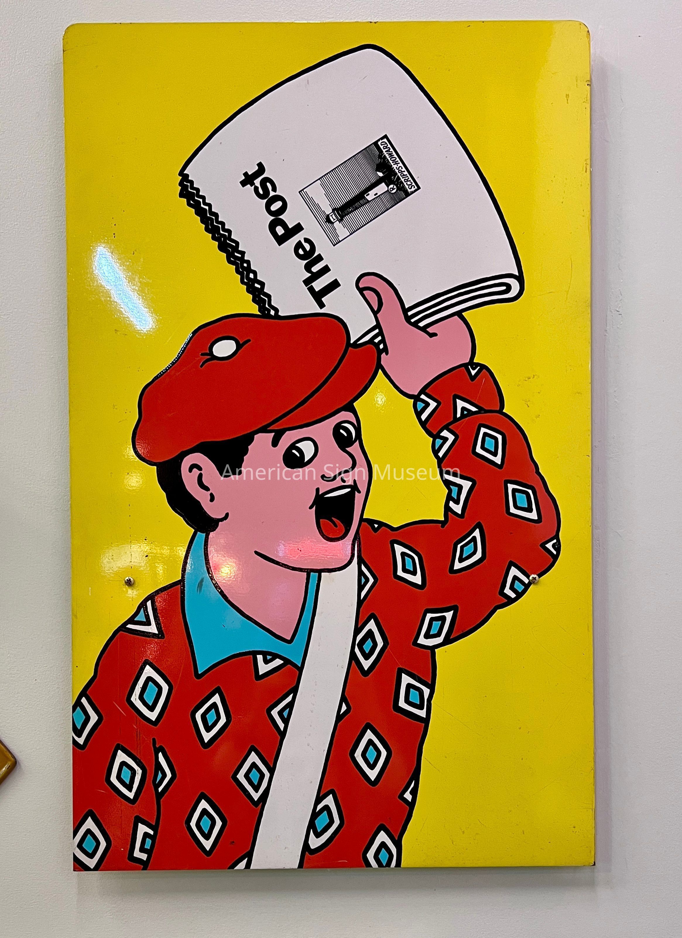 The Post Screenprinted Tin Sign picture number 1