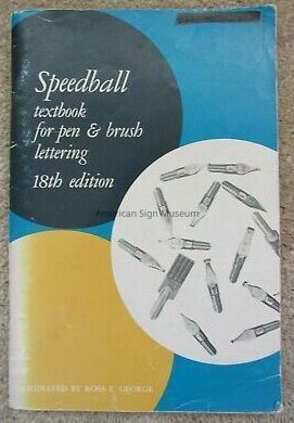 Speedball Textbook for Pen & Brush Lettering by Ross F. George picture number 1