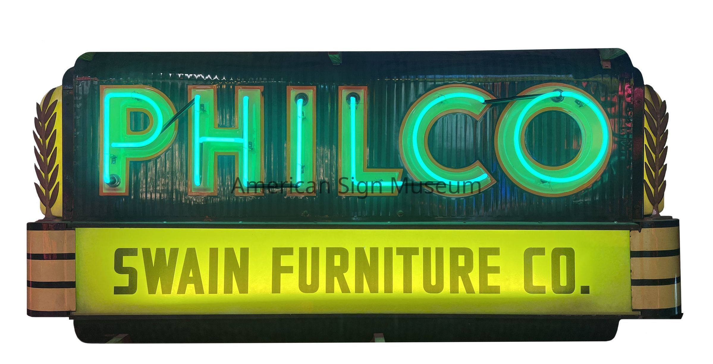 Philco Swain Furniture Neon and Plastic NOS Sign picture number 1