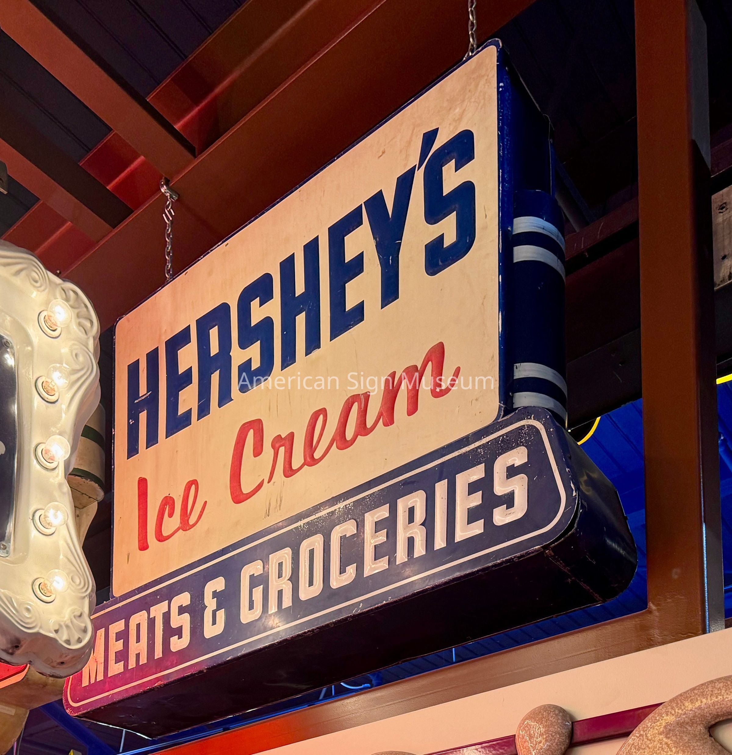 Hershey's Embossed Metal Sign picture number 1