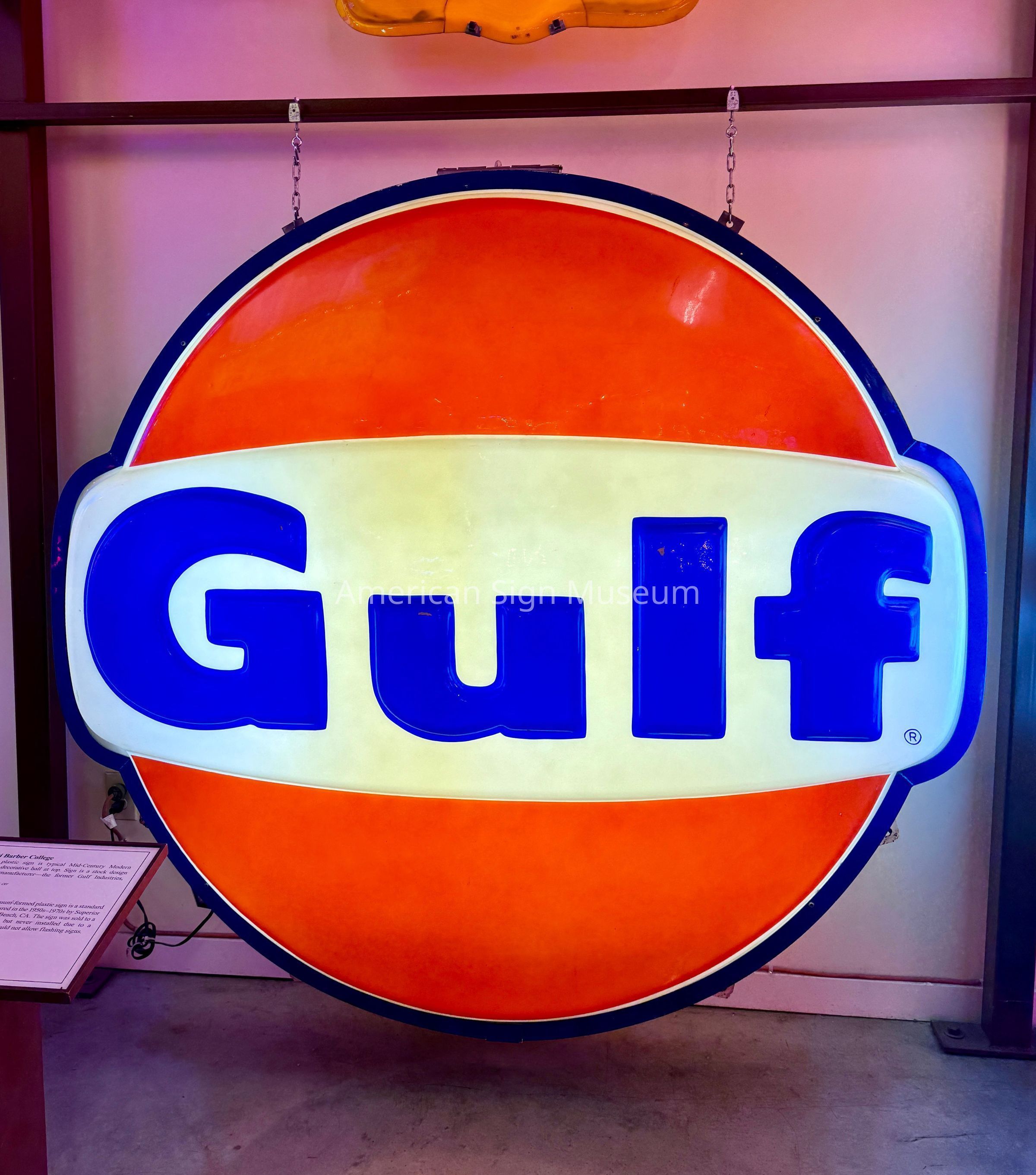 Gulf Oil Plastic Sign picture number 1