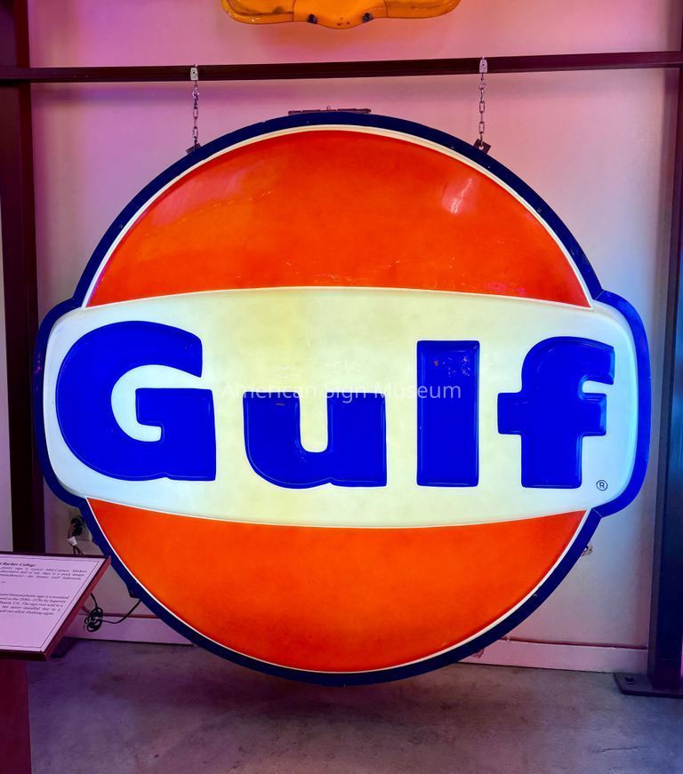 Gulf Oil Plastic Sign picture number 1