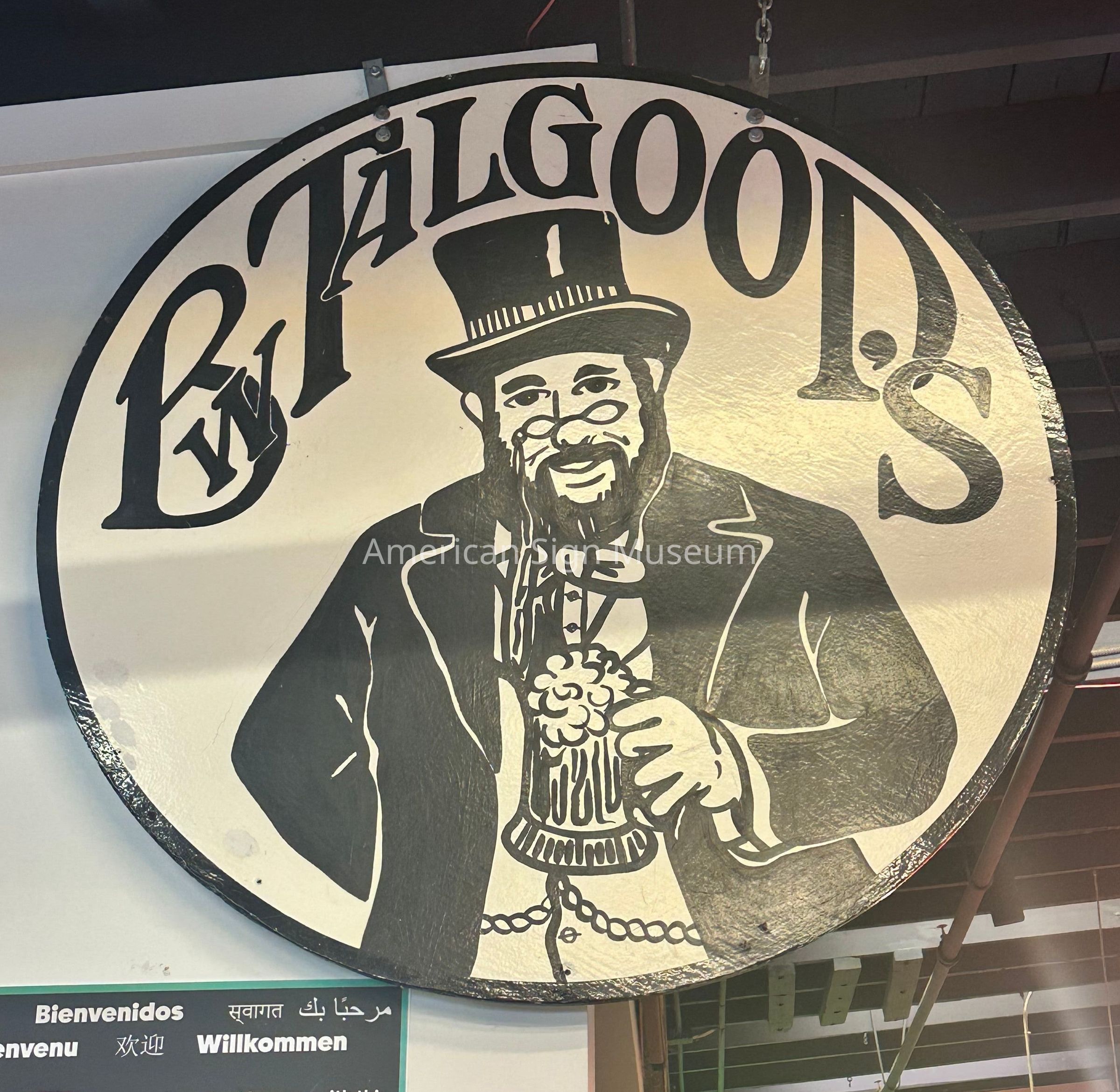 BW Talgood's Painted Wood Sign picture number 1