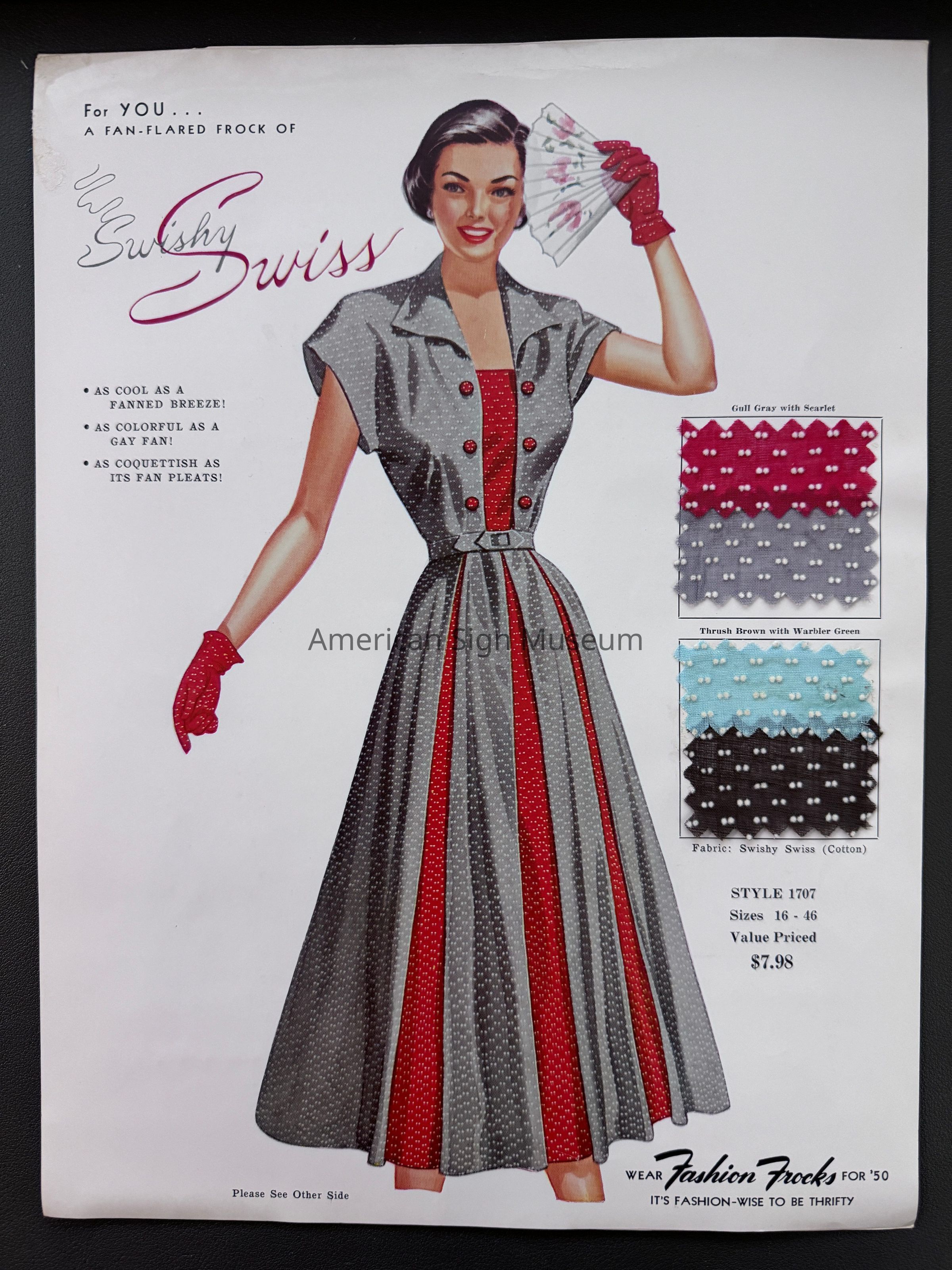 Fashion Frocks Salesman Sample Card picture number 1