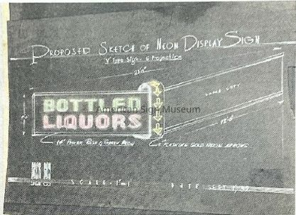 Back Bay Sign Company Neon Display Sketch picture number 1