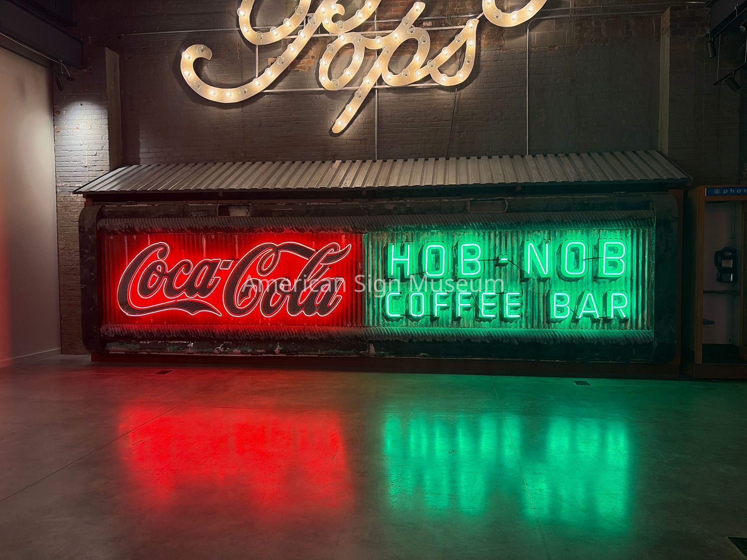 Hob Nob Cafe Coca-Cola Sign picture number 1