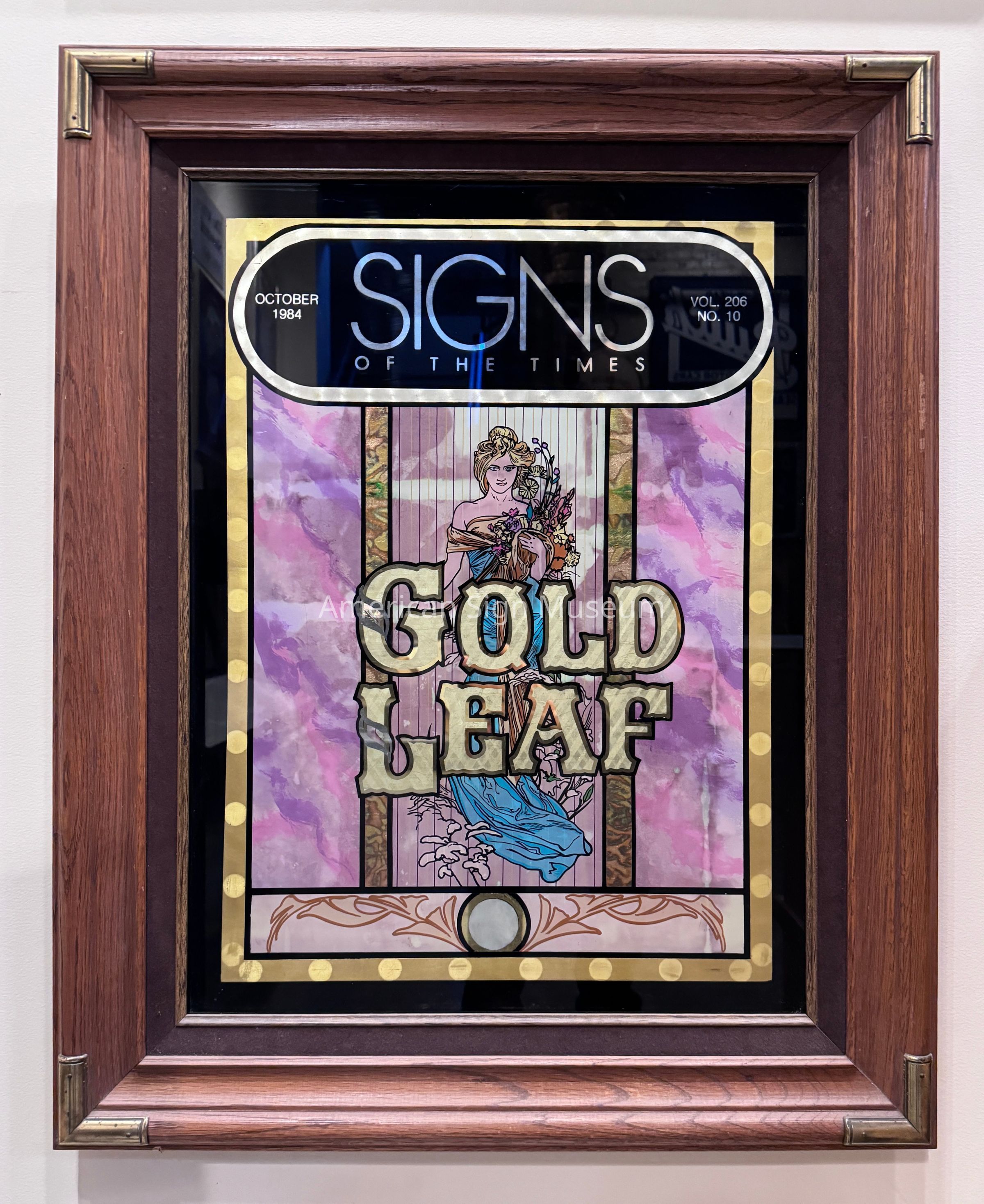 Signs of the Times Magazine Cover Glass Art picture number 1
