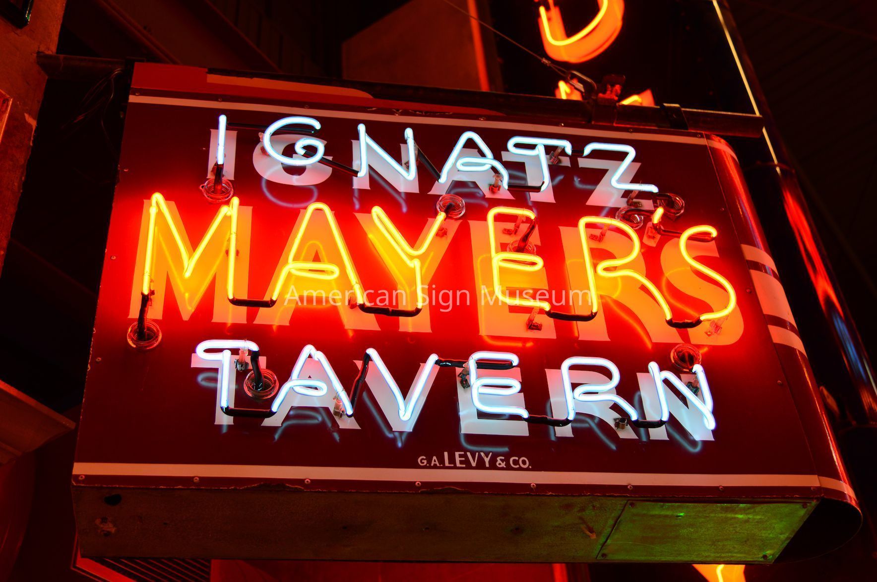 Ignatz Mayer Neon Tavern Sign picture number 1