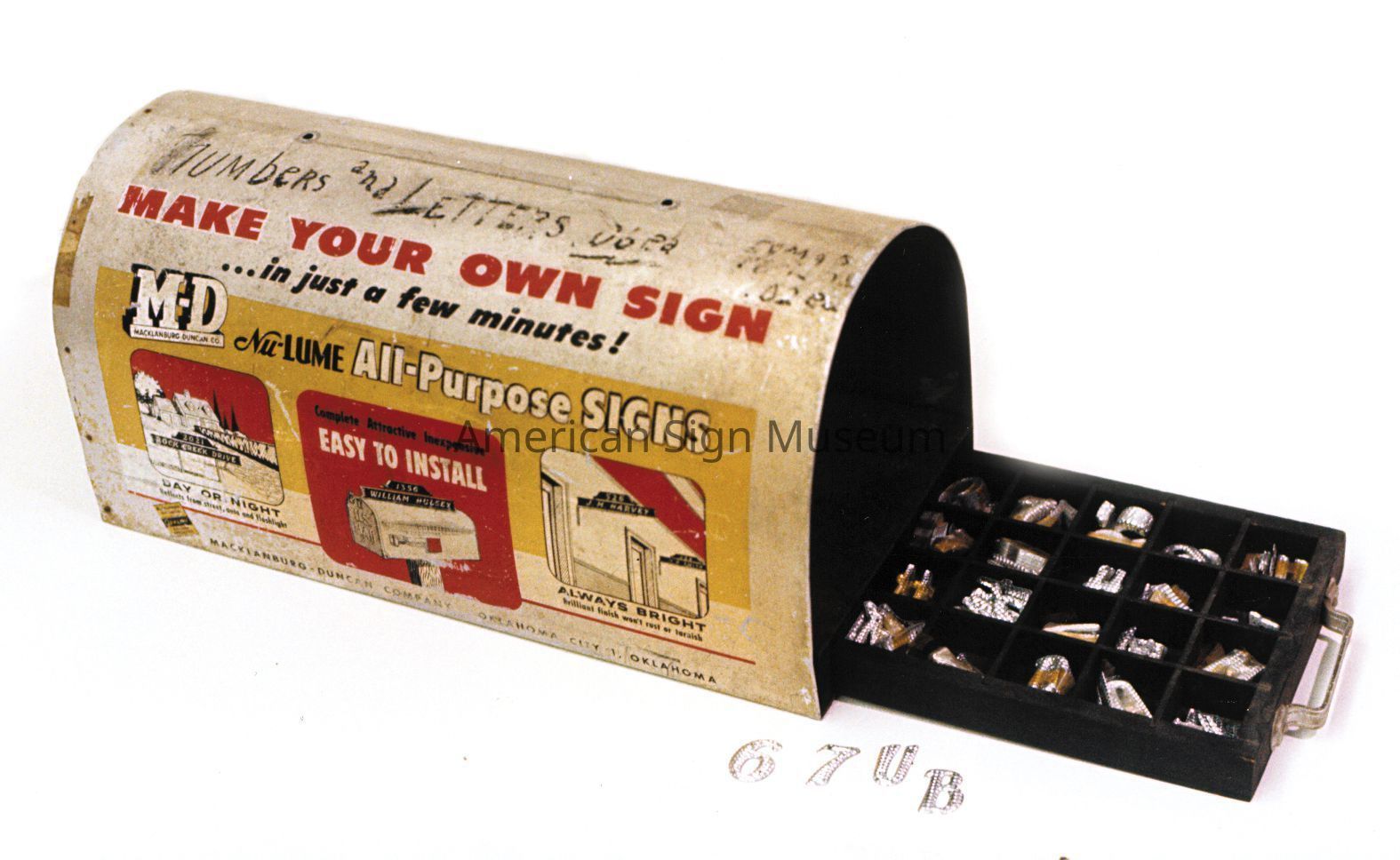 Macklanburg-Duncan Co. Make Your Own Sign Mailbox Kit picture number 1