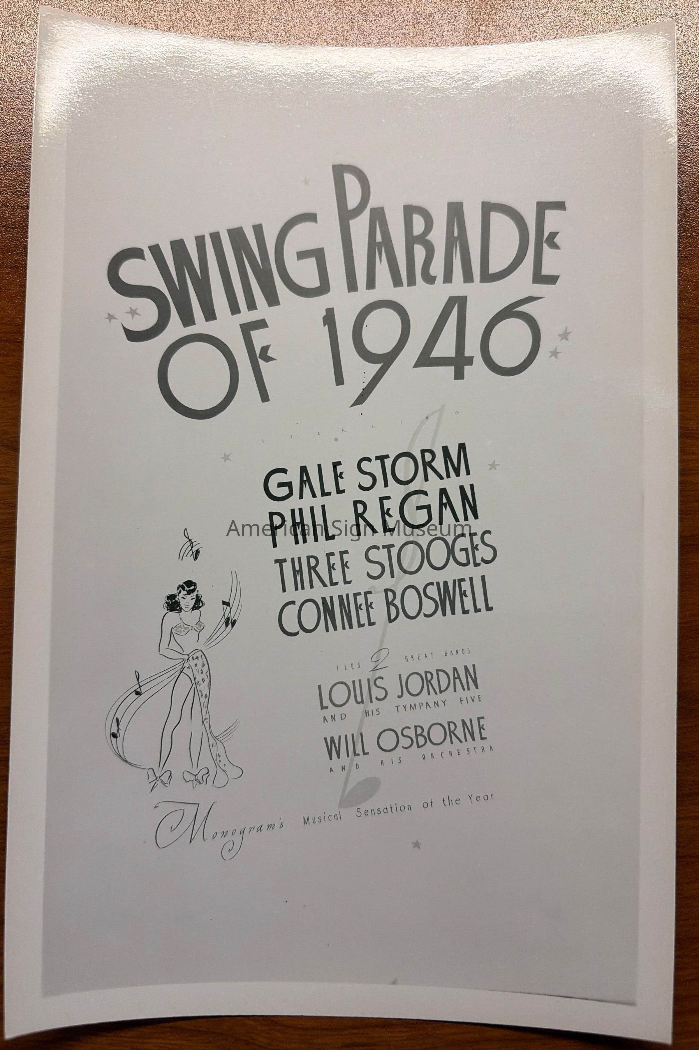 Swing Parade of 1946 Show Card Photograph picture number 1