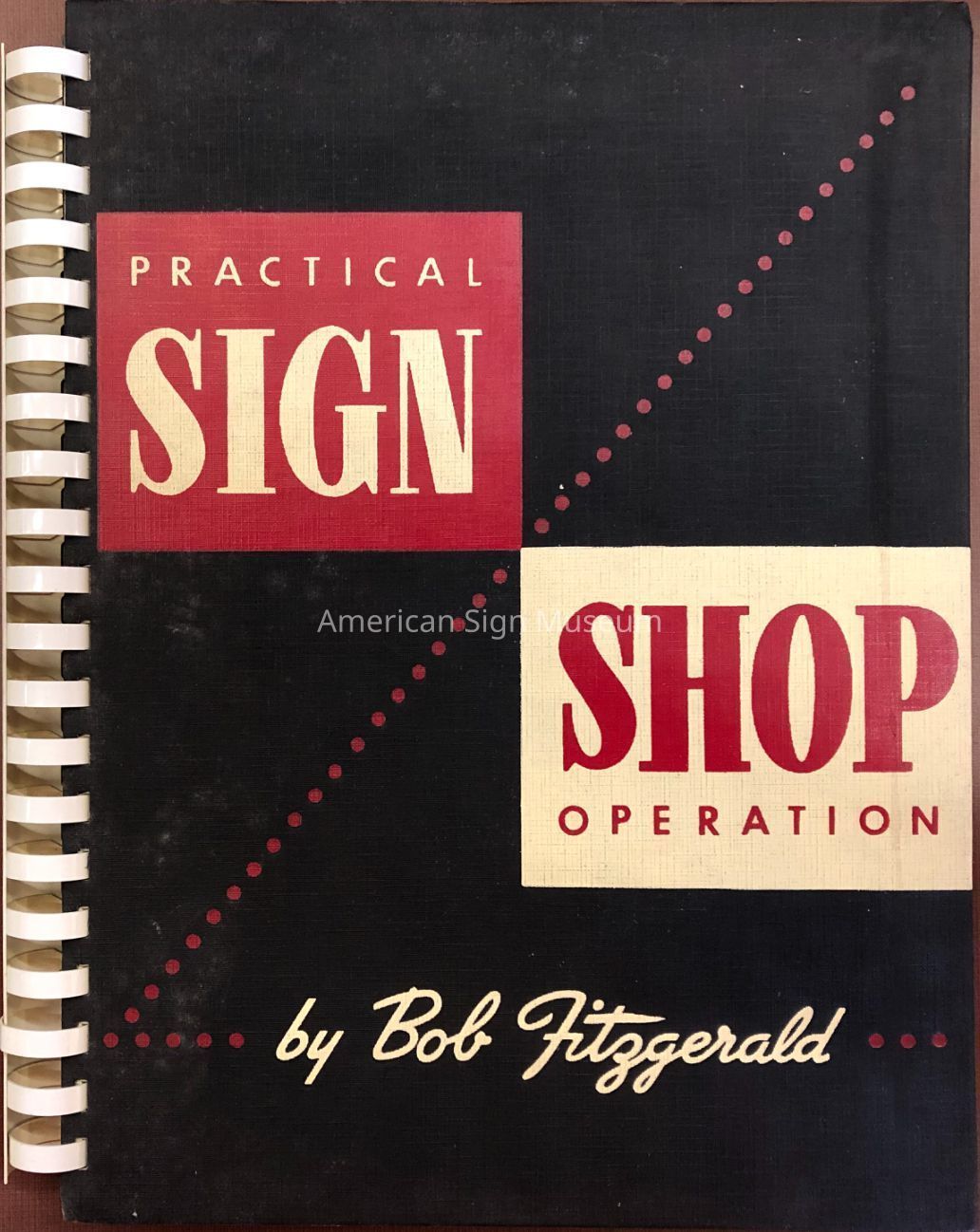 Practical Sign Shop Operation by Bob Fitzgerald picture number 1