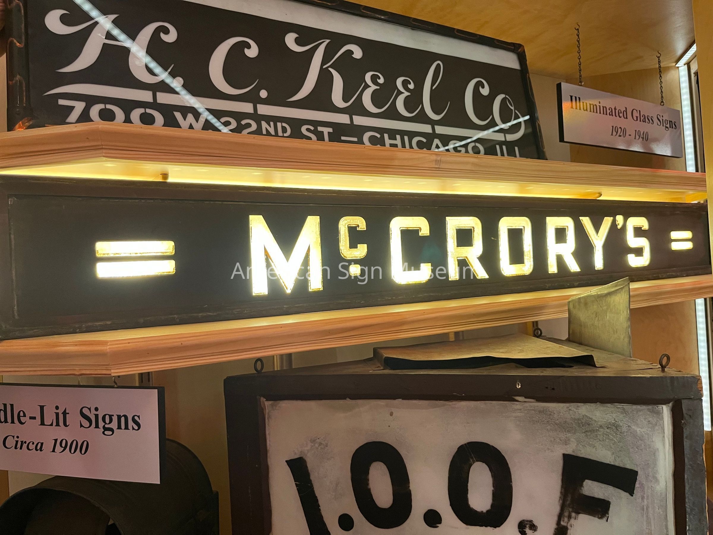 McCrory's Illuminated Glass & Tin Sign picture number 1