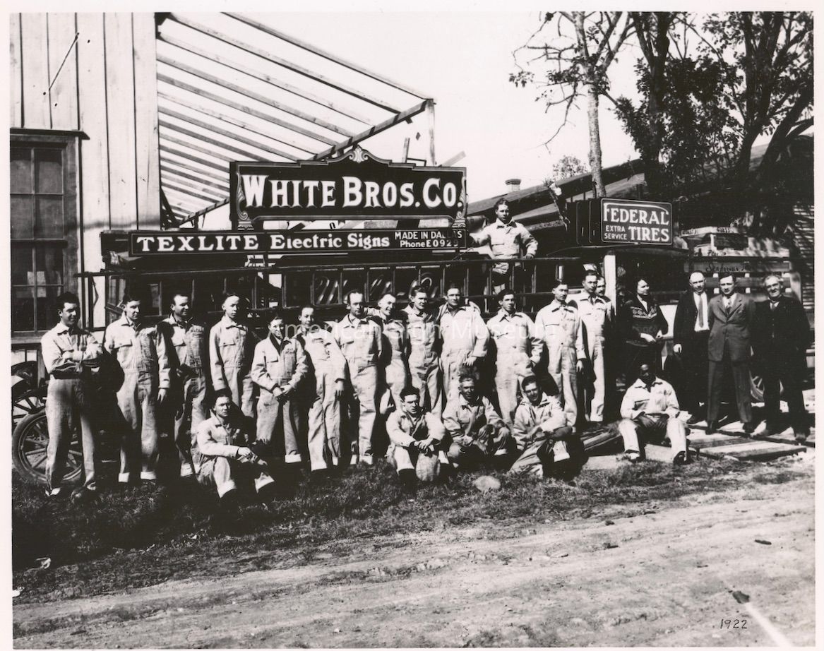 White Bros. Co. Exterior with Figures - Photograph picture number 1