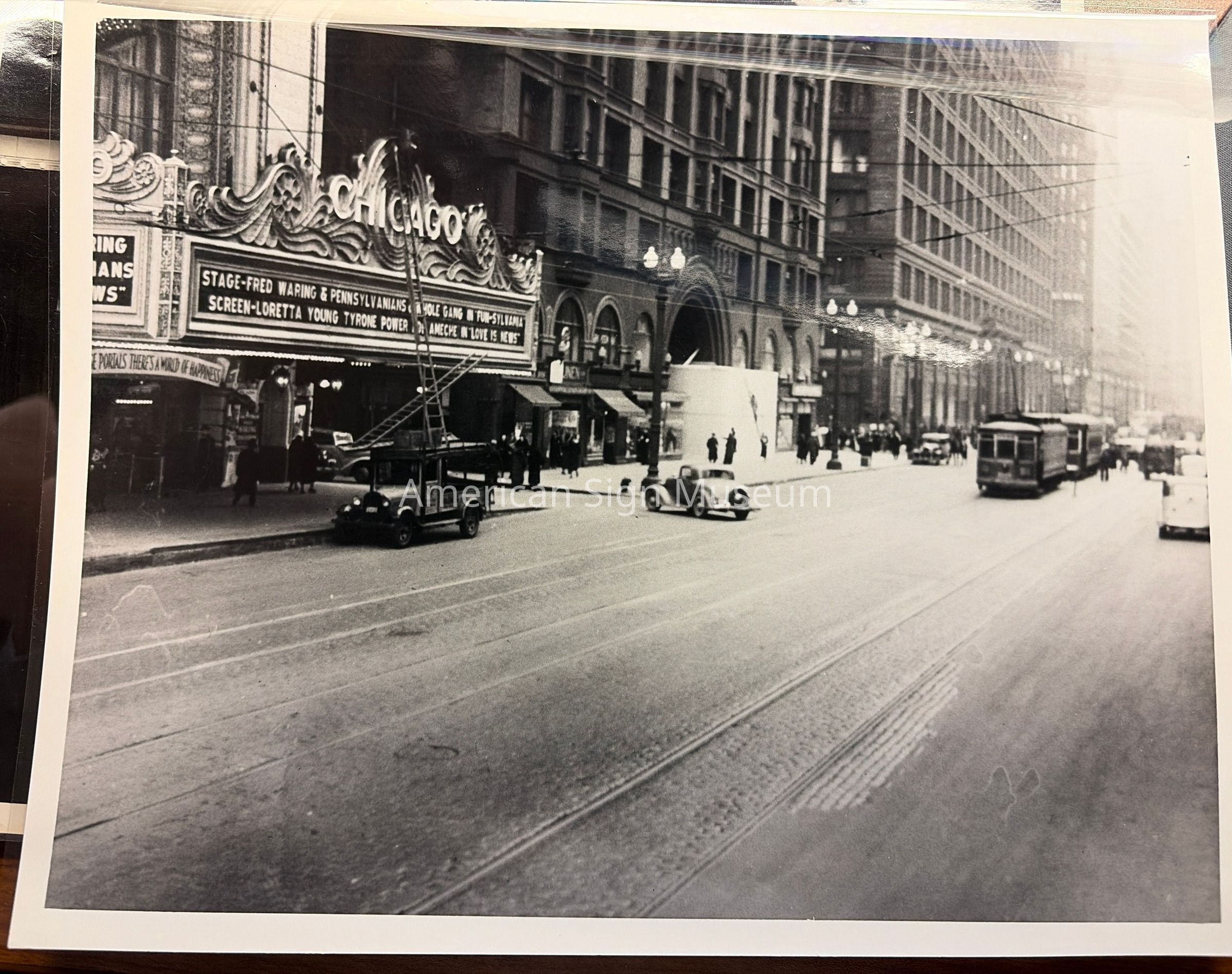 Chicago Theater Reader Board Sign Photograph picture number 1