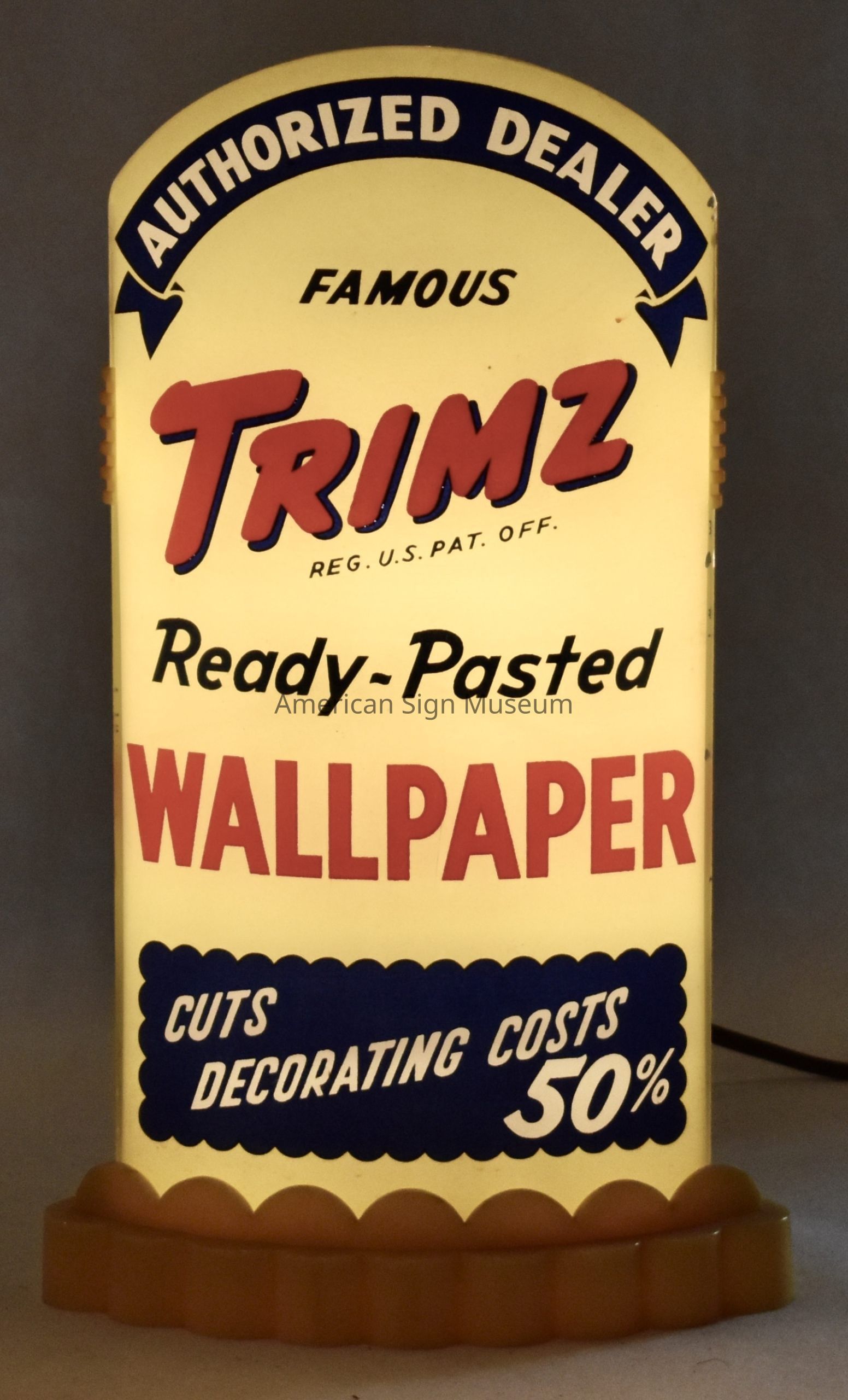 Trimz Wallpaper Point-of-Purchase Plastic Sign picture number 1
