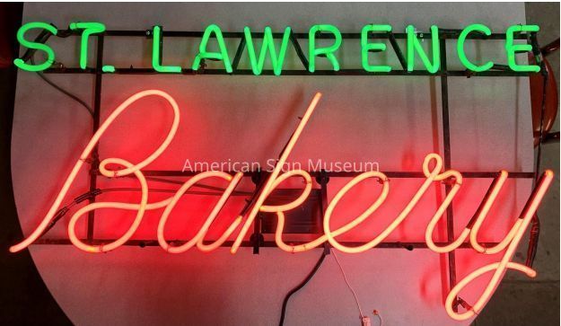 St. Lawrence Bakery Neon Skeleton Sign picture number 1