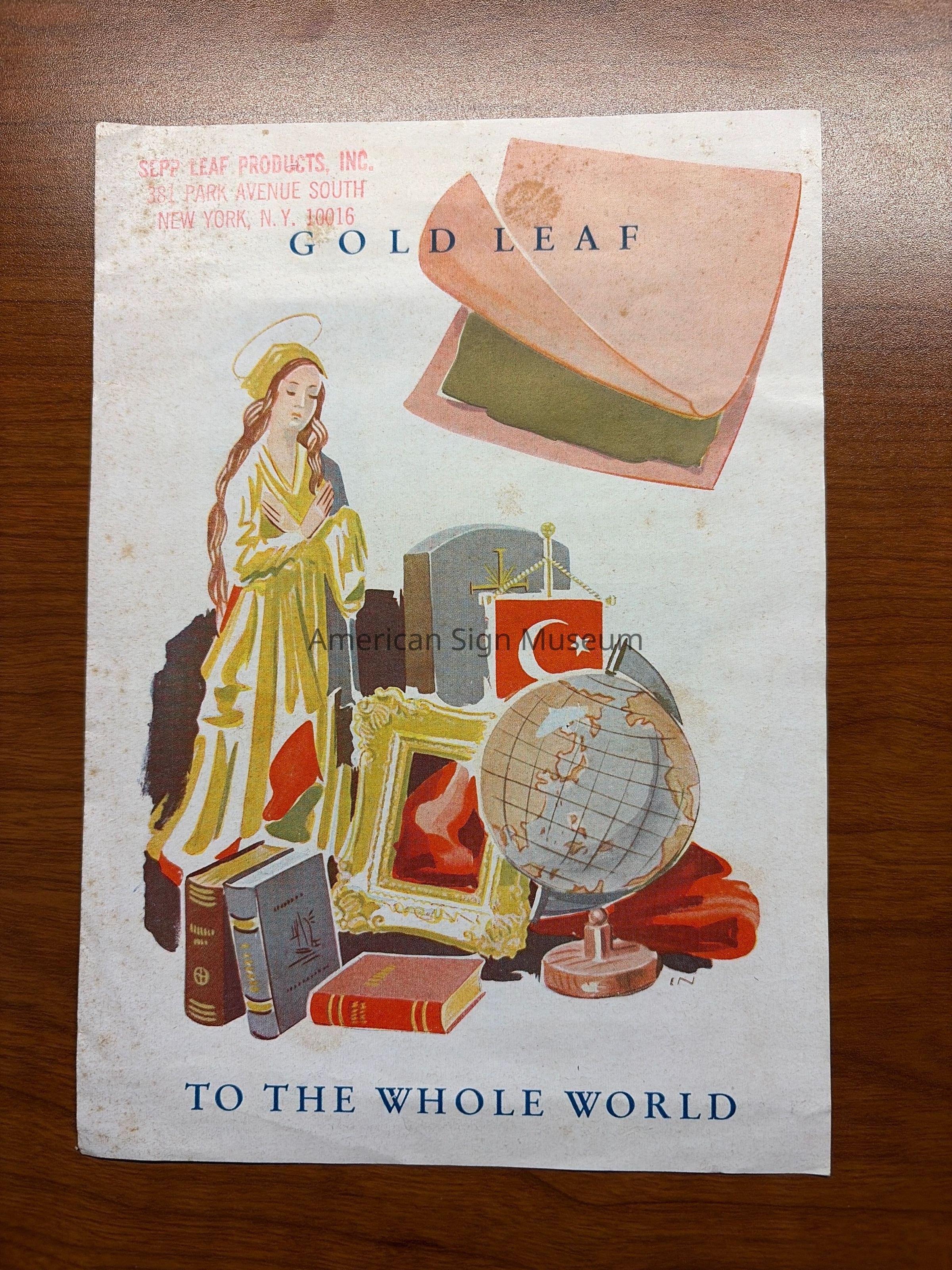 August Ruhl Gold Leaf Promotional Pamphlet picture number 1
