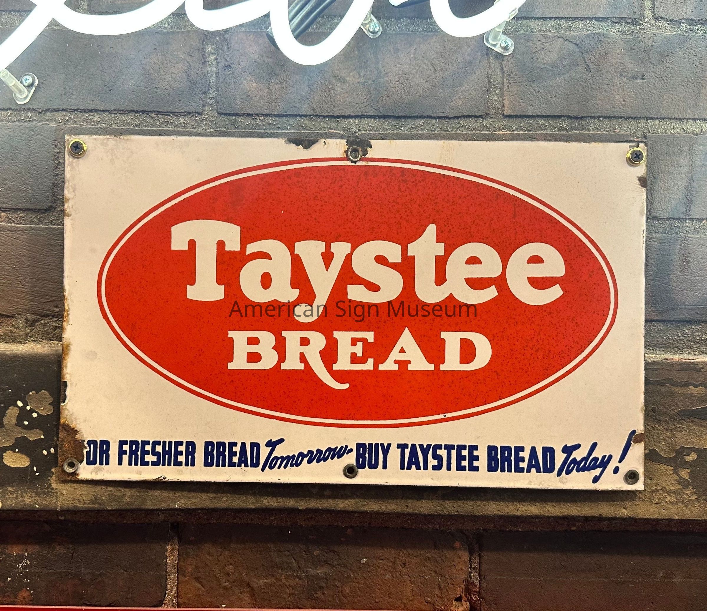 Taystee Bread Porcelain Sign picture number 1