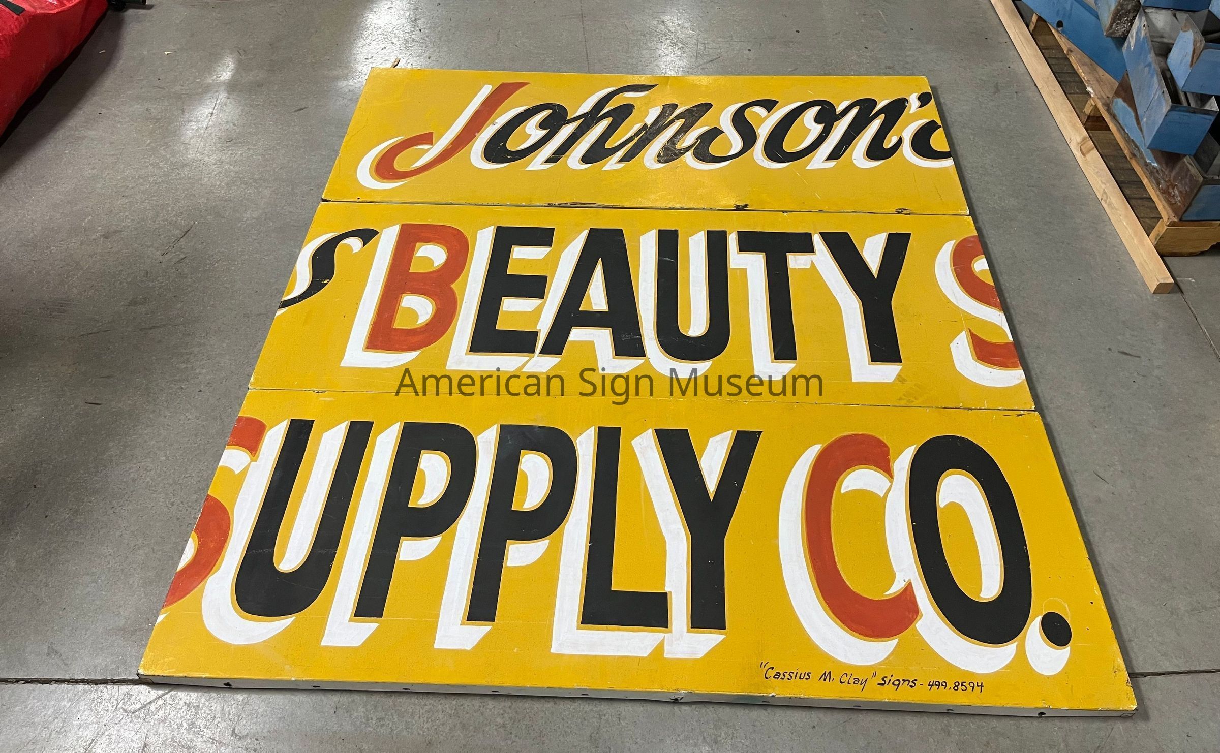 Cassius Clay Sr. Beauty Shop Sign picture number 1