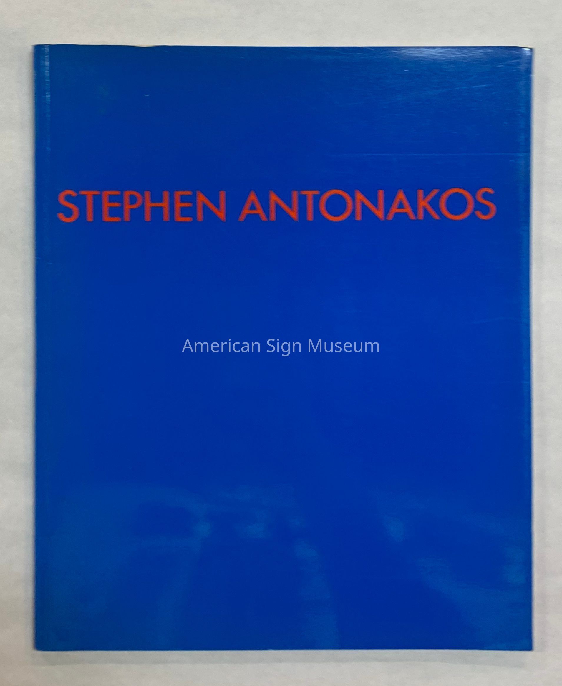Stephen Antonakos Ileana Tounta Contemporary Art Center Exhibition Catalogue picture number 1
