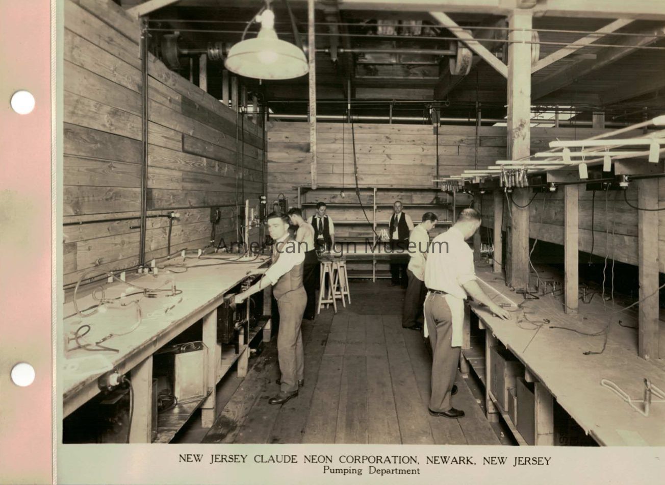 Claude Neon Corp. Newark NJ Employee Photograph picture number 1