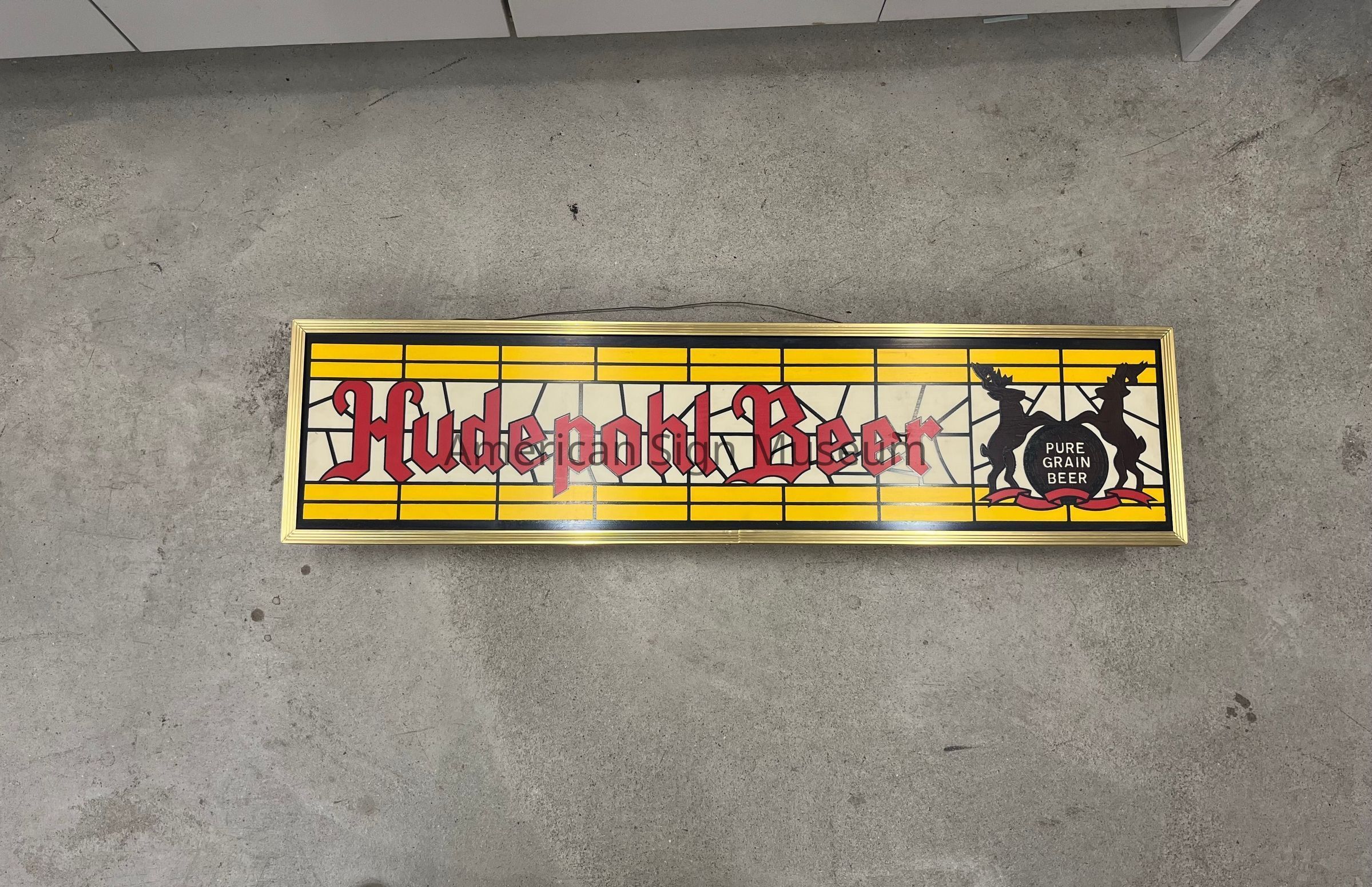 Hudepohl Beer Plastic Sign picture number 1
