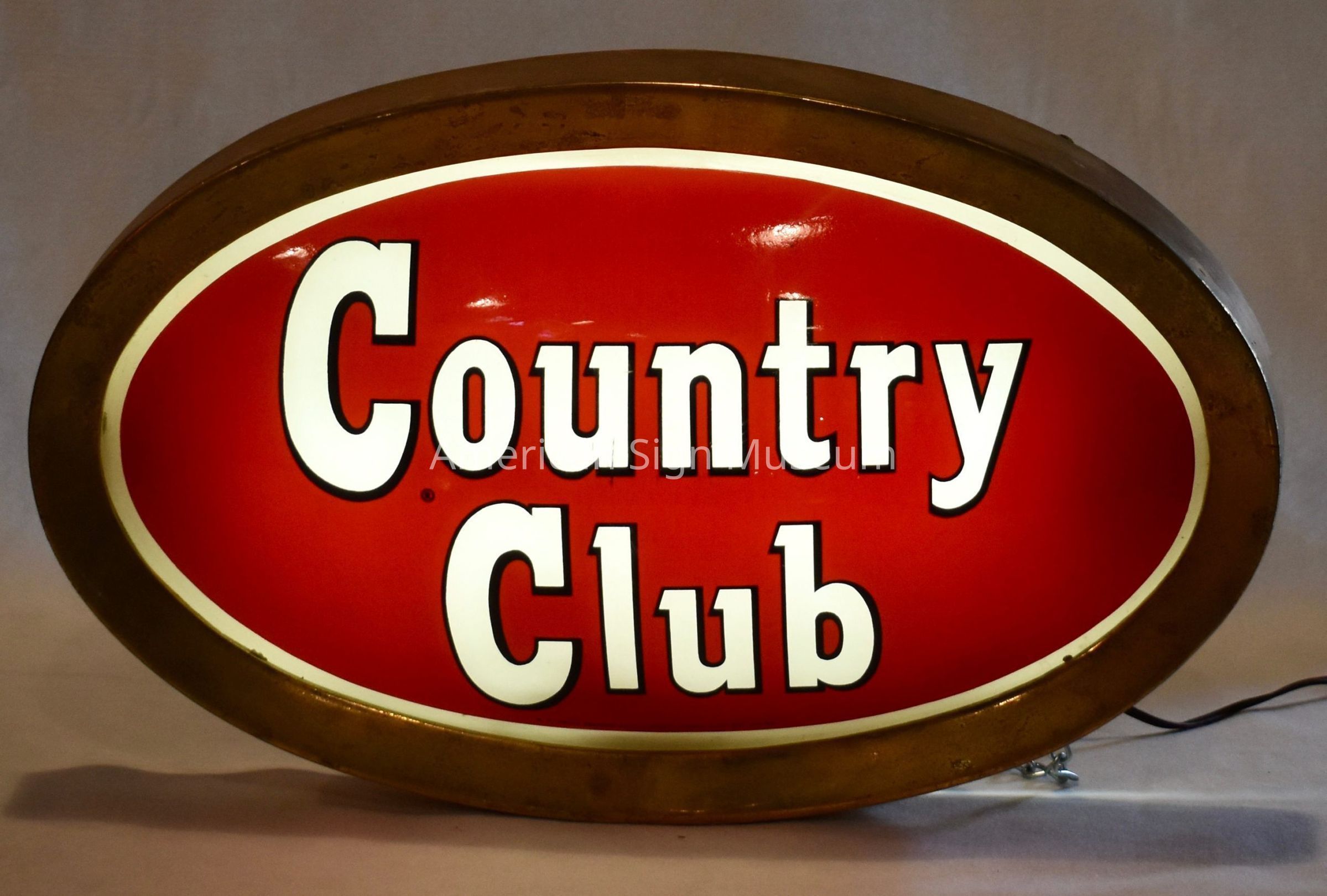 Country Club Internally Illuminated Plastic Sign picture number 1