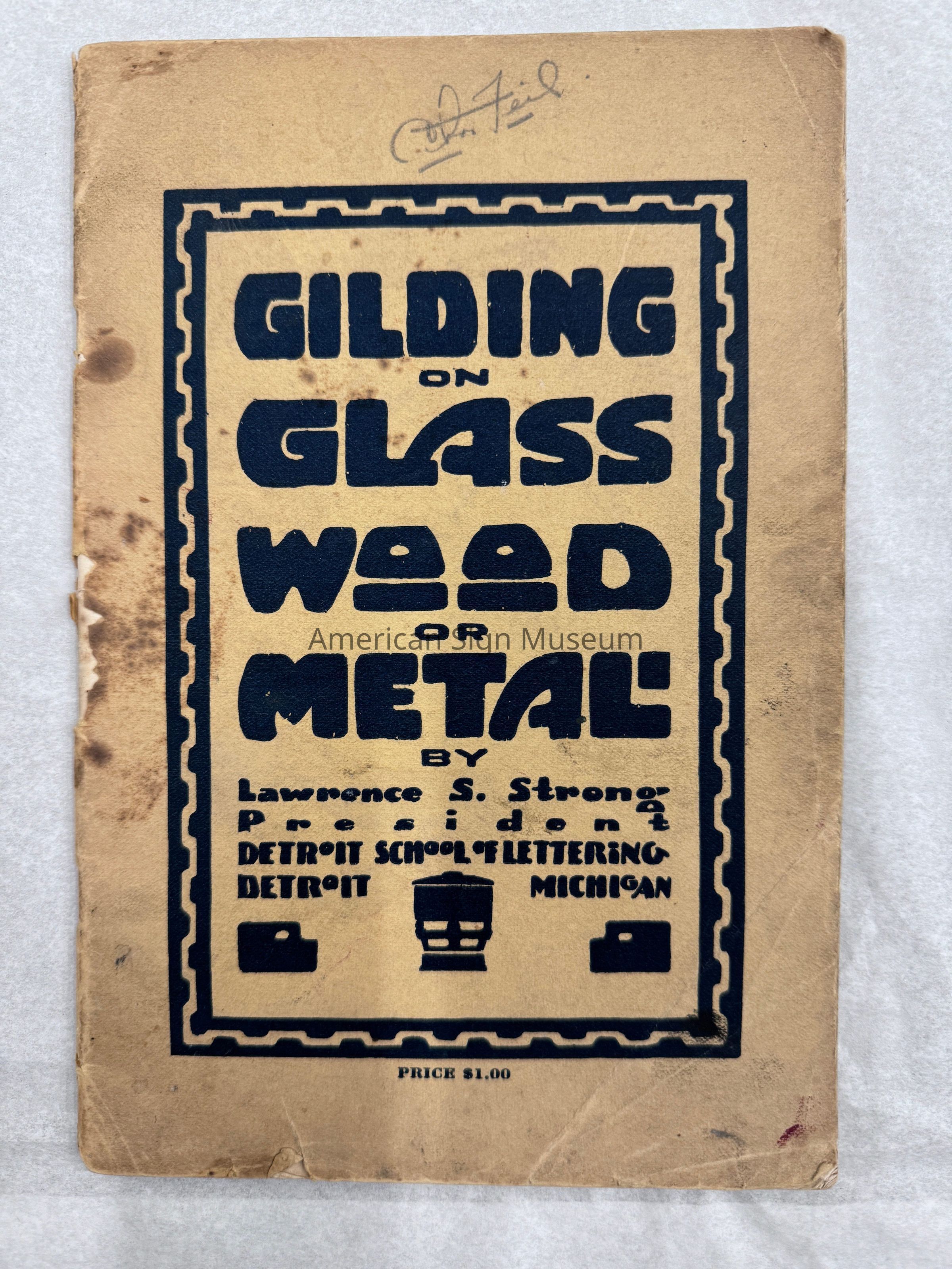 Gilding on Glass, Woode or Metal by Lawrence S. Strong picture number 1