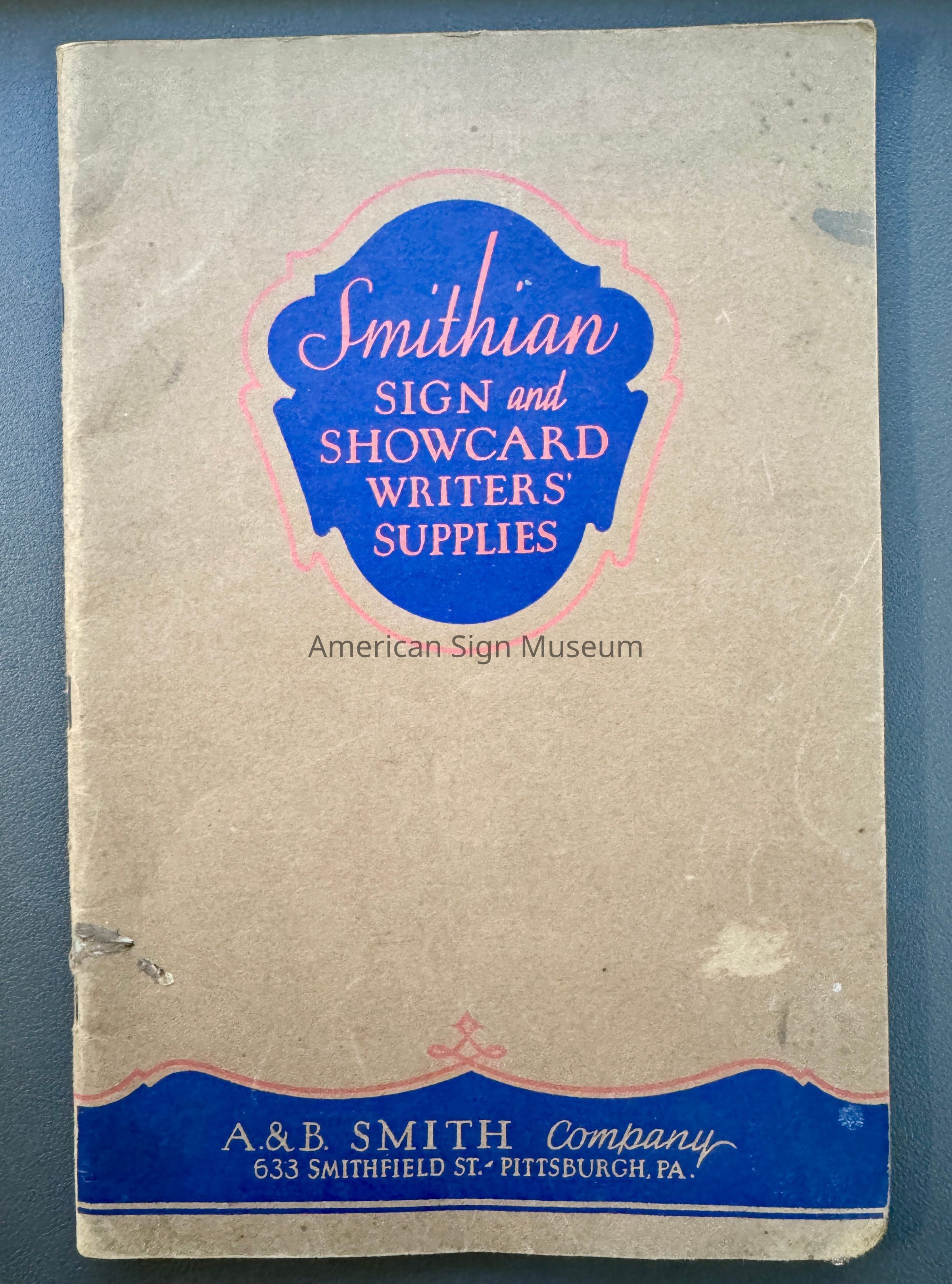 Smithian Sign & Showcard Writers Supplies Catalogue picture number 1