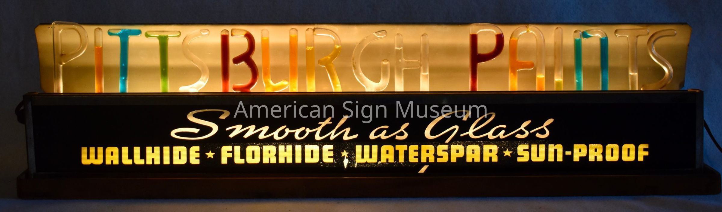 Pittsburgh Paints Bubbler Sign picture number 1