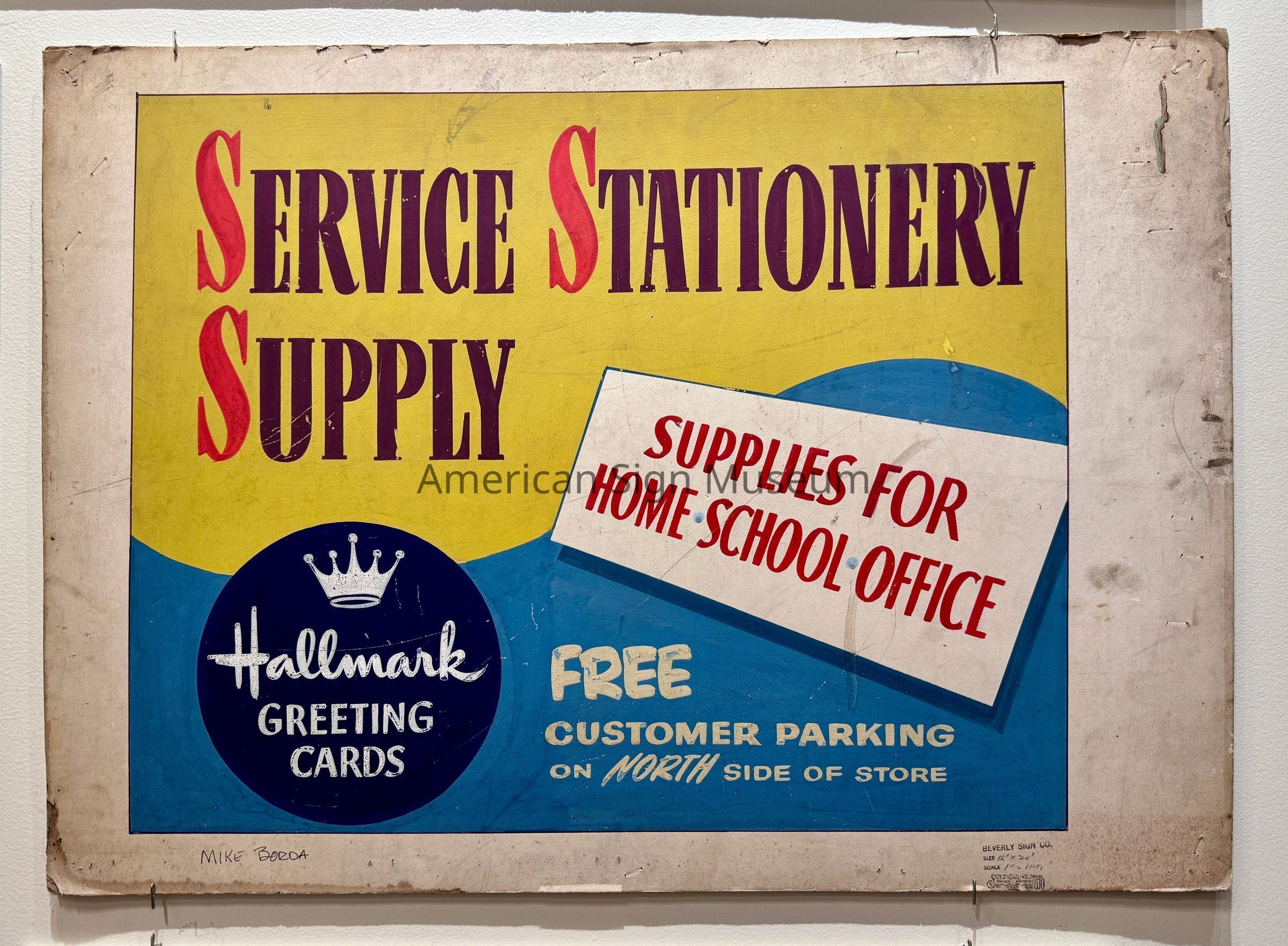 Beverly Sign Co. Sketch - Service Stationery Supply picture number 1