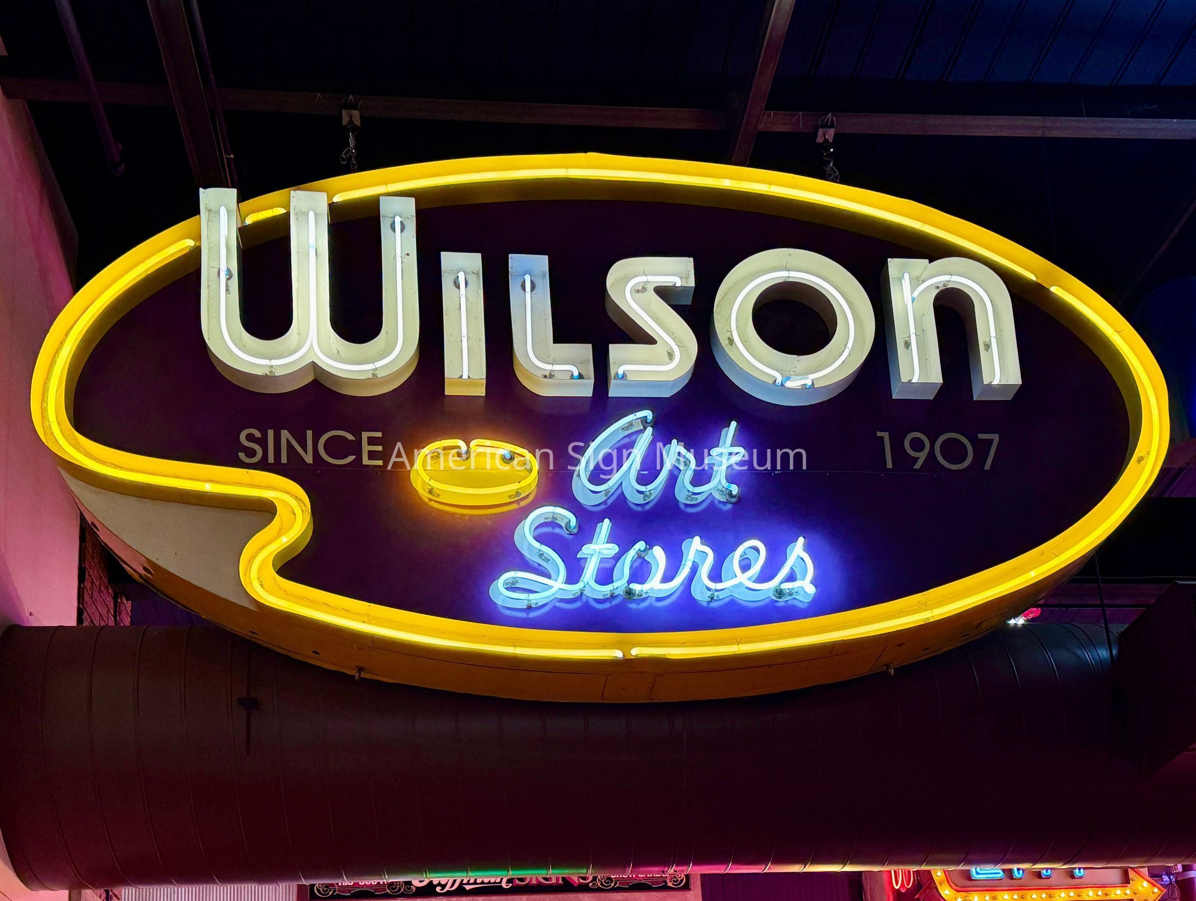Wilson Art Store Neon Sign picture number 1