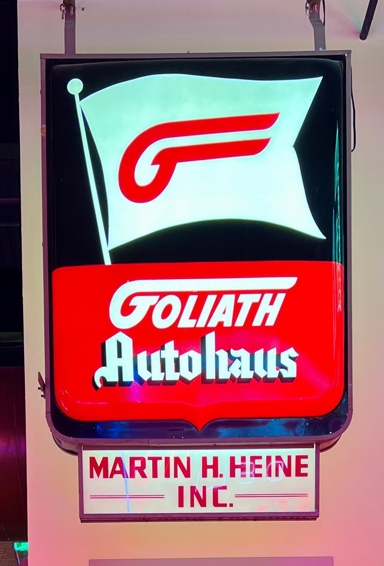 Goliath Autohaus Illuminated Plastic Sign picture number 1