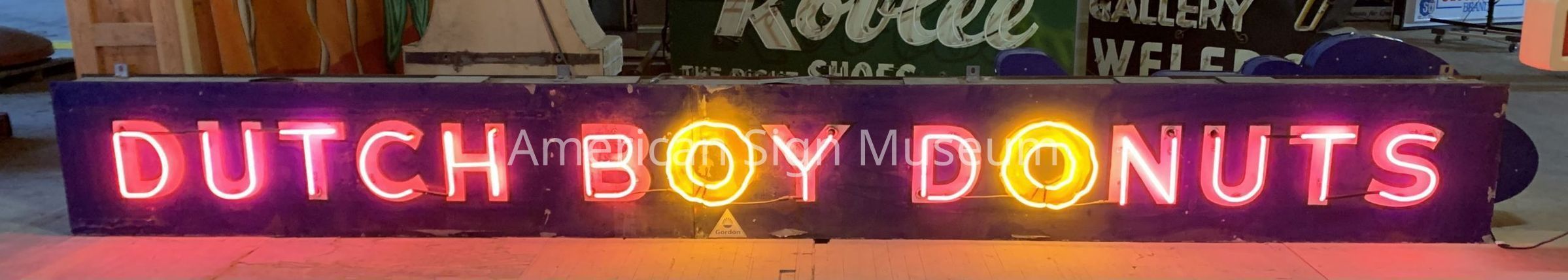 Dutch Boy Donuts Sheetmetal and Neon Sign picture number 1