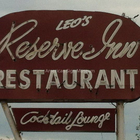Reserve Inn Neon Sign picture number 1